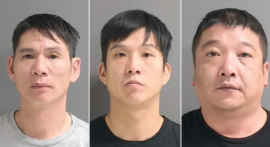 3名嫌犯被警方逮捕落網,已交保釋金獲釋。(翻攝Port Orange Police Department)