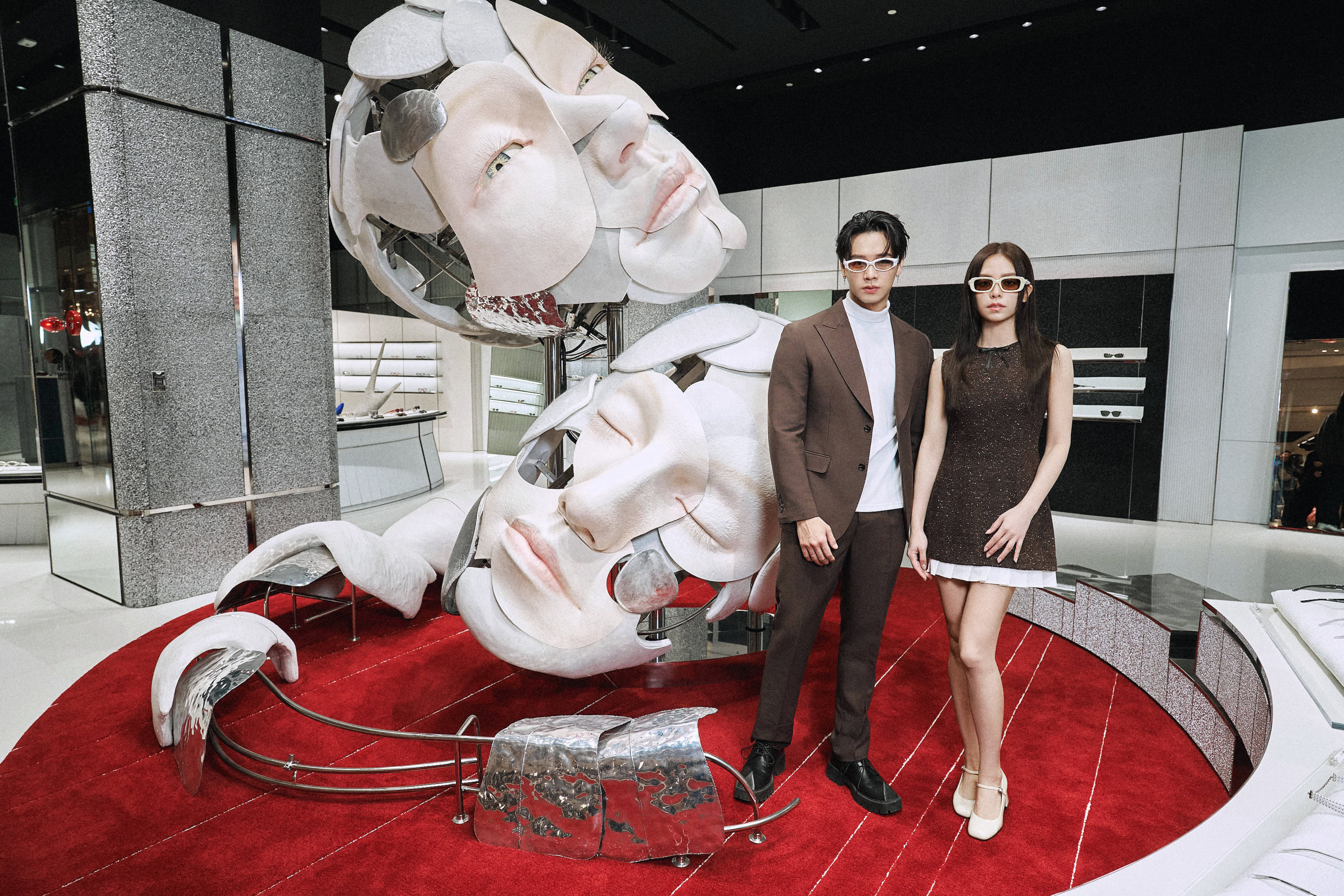 宋芸樺與高爾宣受邀出席GENTLE MONSTER 2025 JEWELRY系列發表會。（GENTLE MONSTER提供）