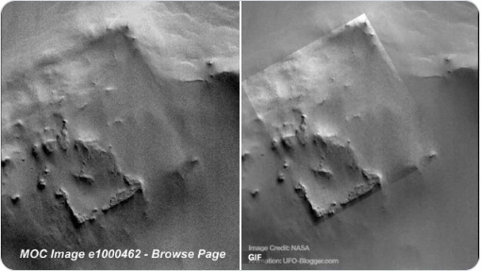 火星再見文明遺跡?神祕方形結構曝光 馬斯克也嗨:快去調查!