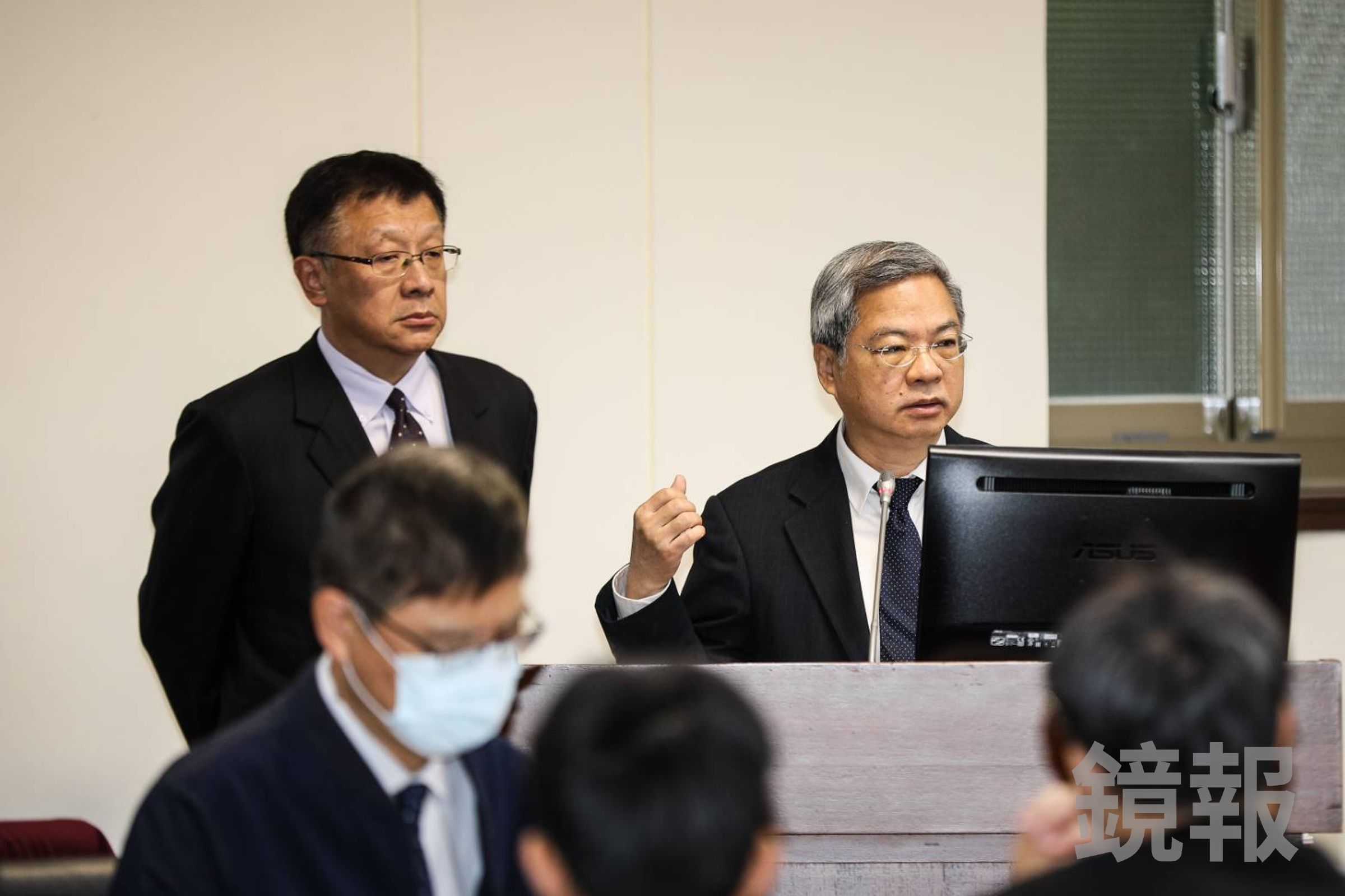 近來台積電洩密疑雲引發外界震驚,但台灣官方認為要有信心。(鏡報鄒保祥攝)