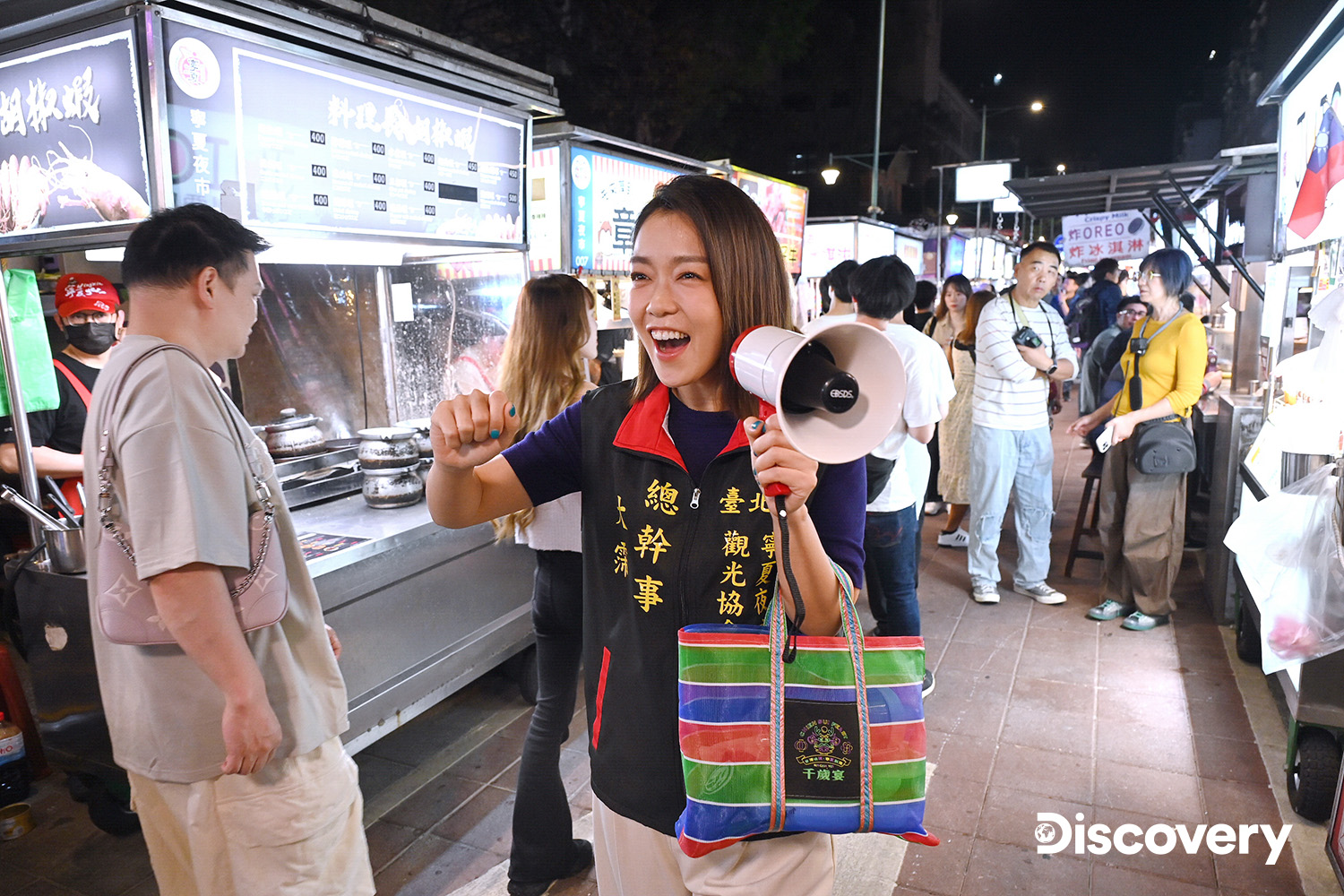 大霈出演夜市人生總幹事宣導減塑理念馬不停蹄。（Discovery提供）