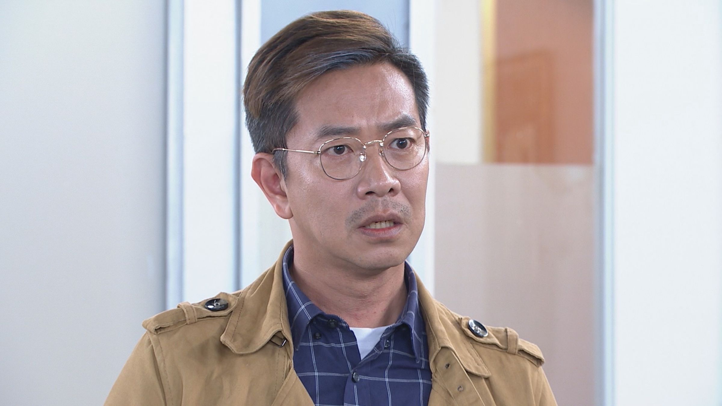 江俊翰拍《愛的榮耀》壓力大到胖4公斤。（民視）