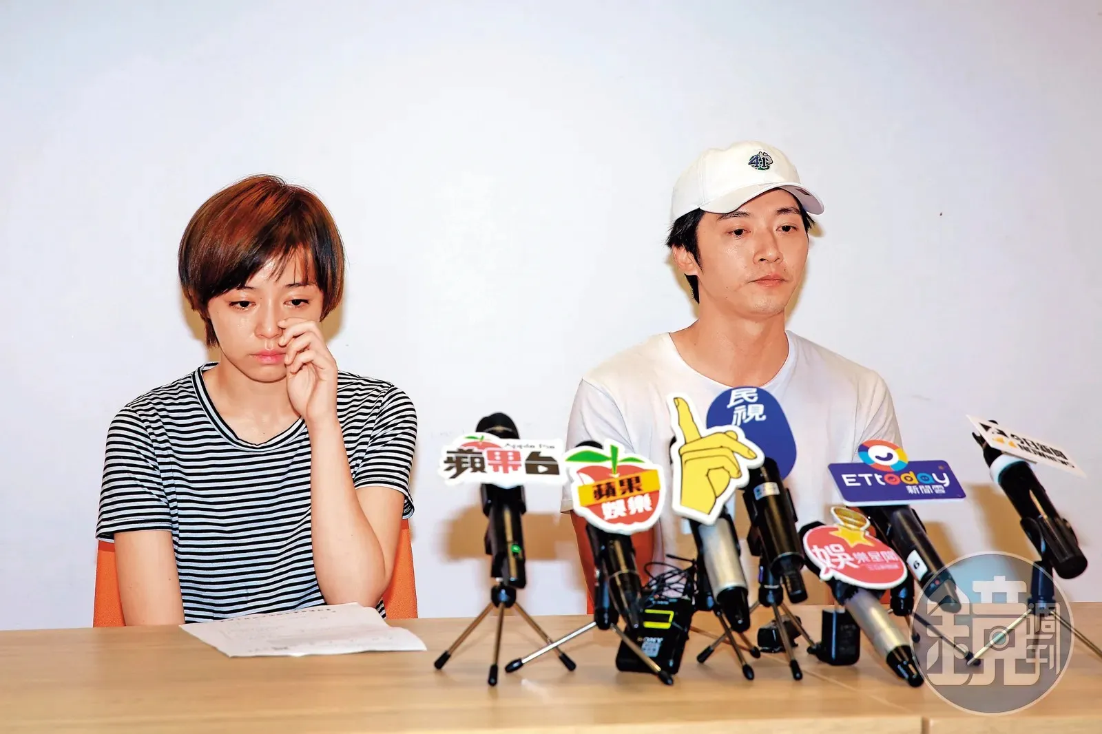 王瞳與馬俊麟合作《大時代》假戲真做爆婚外情，馬妻憤而提告侵權，兩人隨後開記者會淚崩道歉認錯。（本刊資料照）