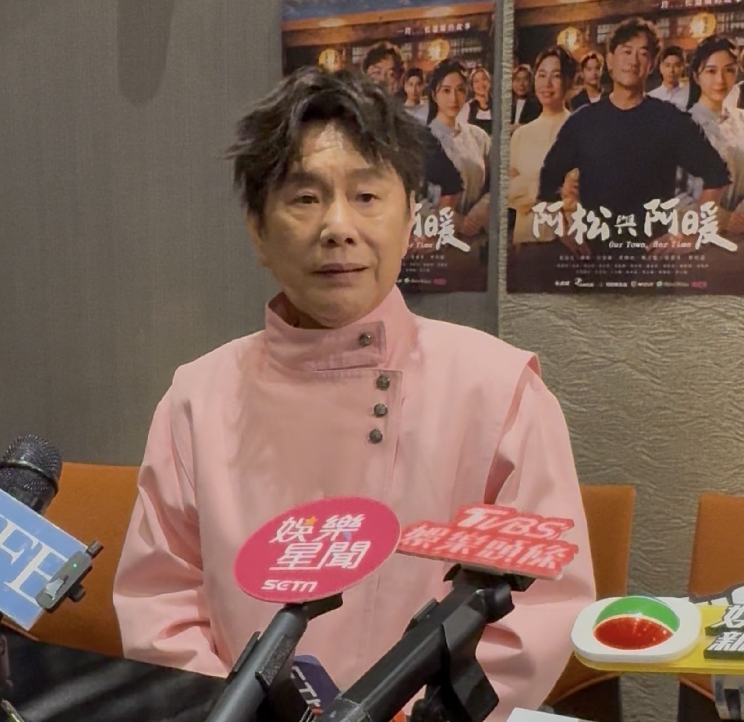 黃西田面對媒體提問有話直說。