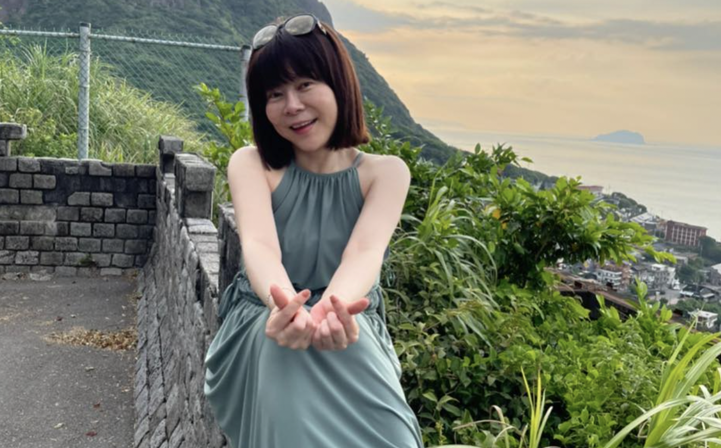媒體人錢怡君分享,自己遭交警開罰單的故事。(翻攝自臉書錢子的大白話)