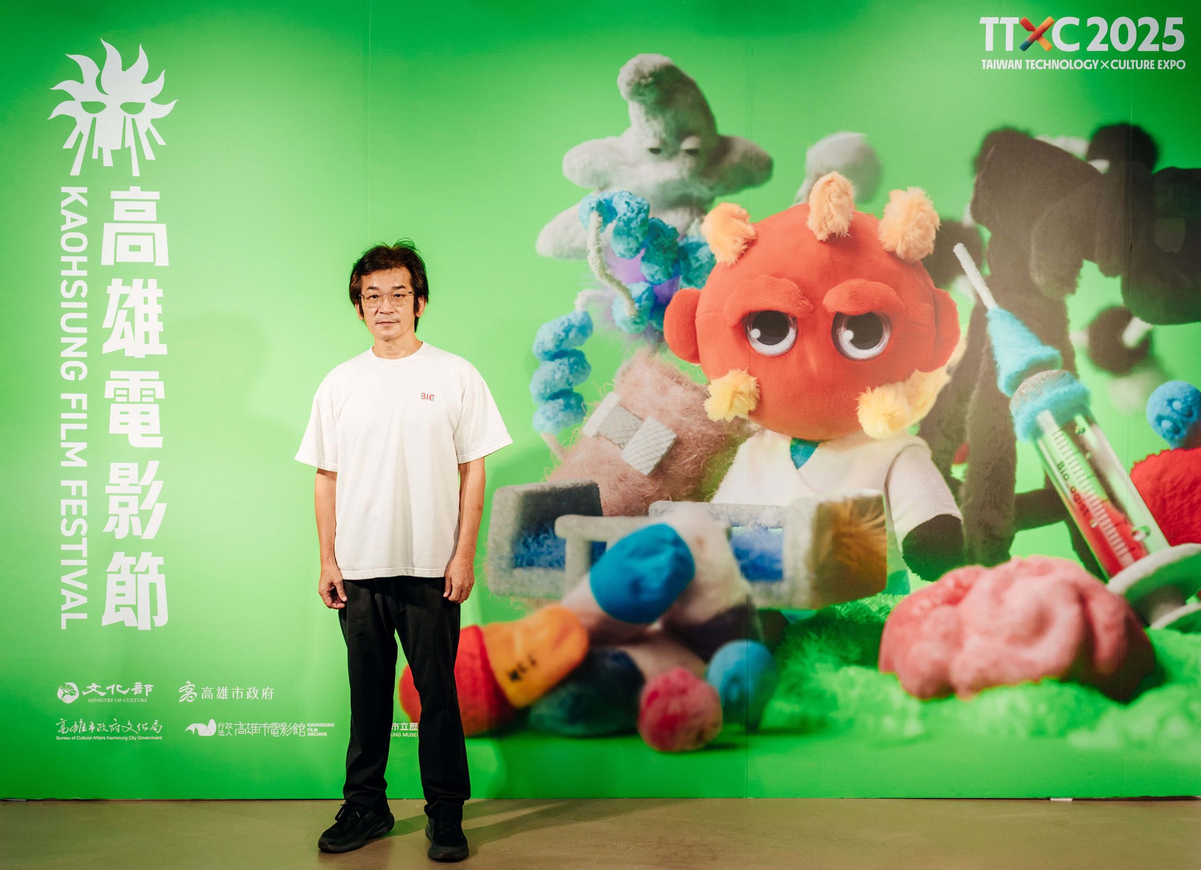 魏德聖導演在《BIG》初剪時就開始製作口述影像版本,這天也特別來做映後講座。(高雄市電影館提供)