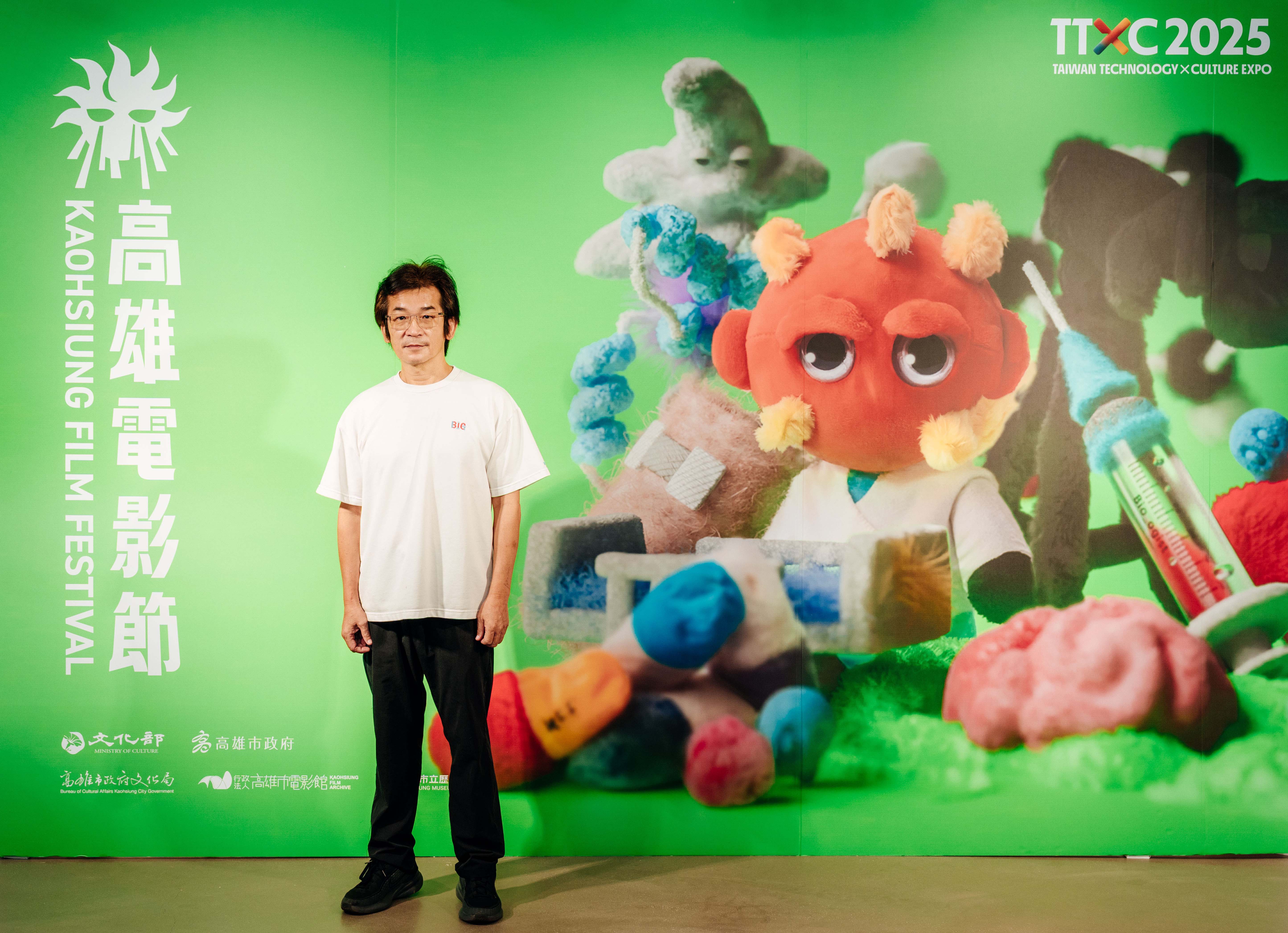 魏德聖導演在《BIG》初剪時就開始製作口述影像版本，這天也特別來做映後講座。（高雄市電影館提供）