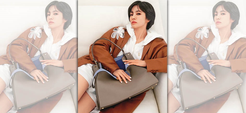 宋慧喬以俐落造型詮釋FENDI最新包款FENDI Way。（FENDI提供）