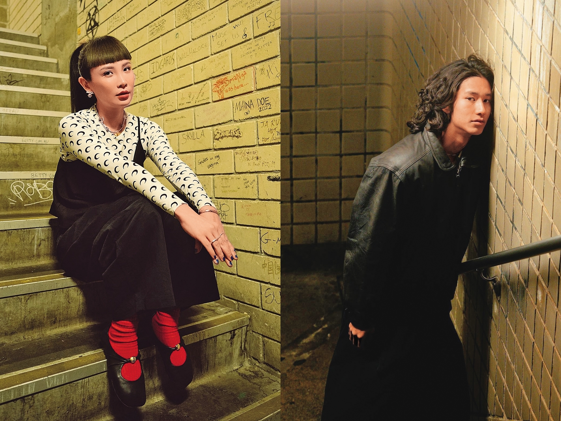 魏如萱(左圖)因和Ian(右圖)的「母子戀」,陷入小三疑雲,但魏如萱堅持愛到底。(翻攝自魏如萱臉書、Ian IG)