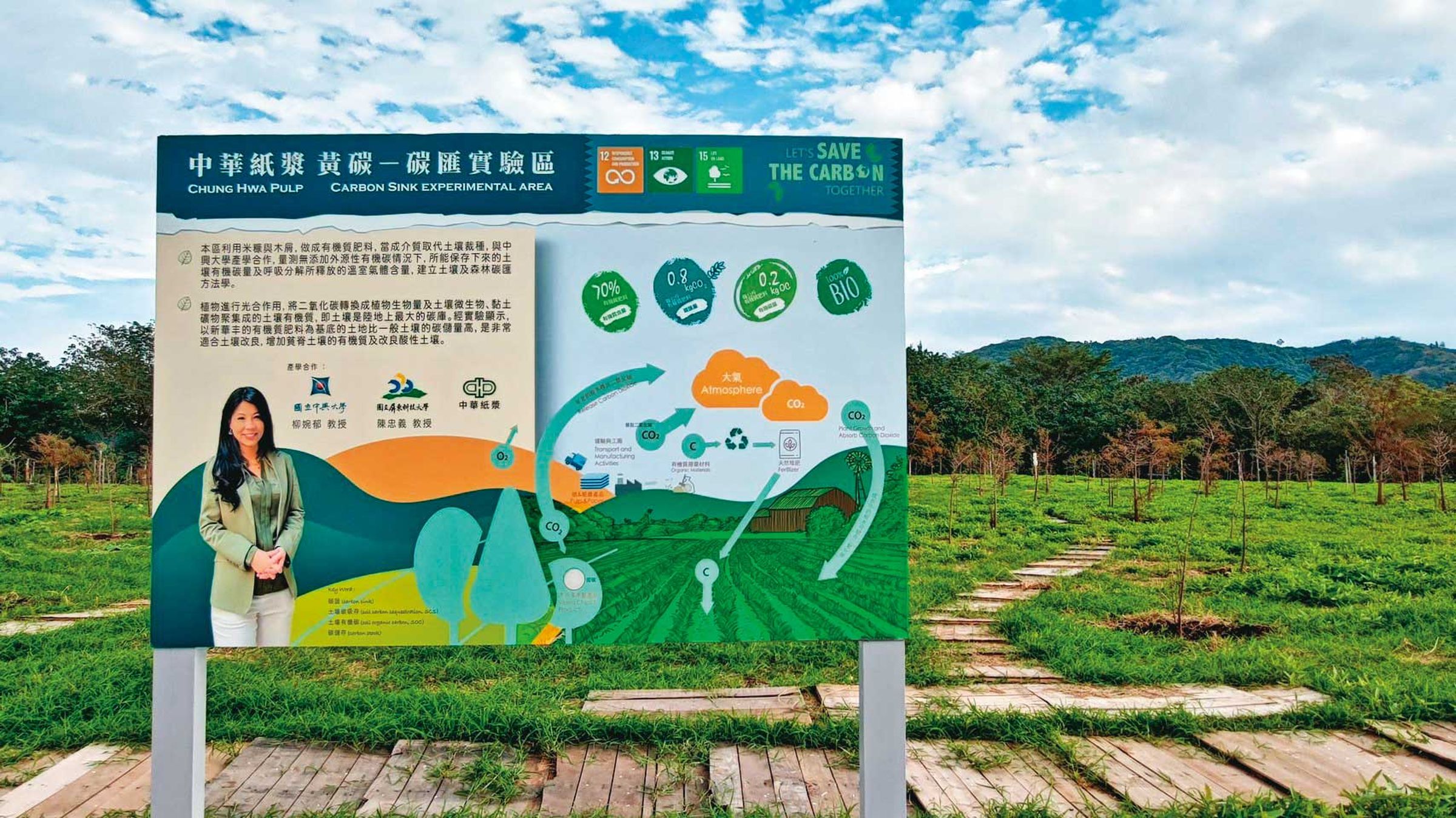 只南畝王，永豐餘集團旗下的華紙等企業，對於打造本土自然碳匯也相當積極。（永豐餘提供）
