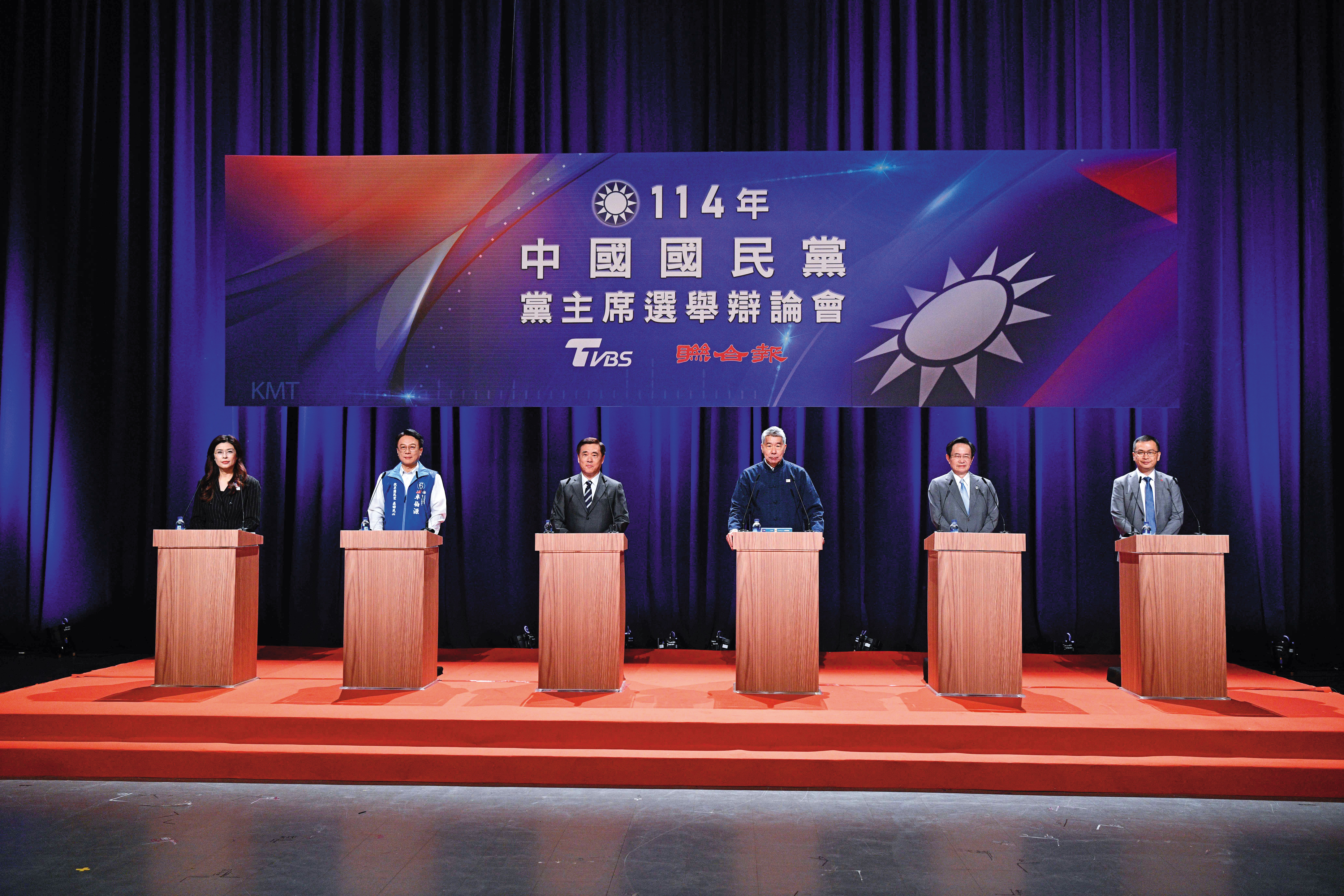 辯論會場次太過密集，郝龍斌認為辦政策說明會較合適。（鏡報李智為）