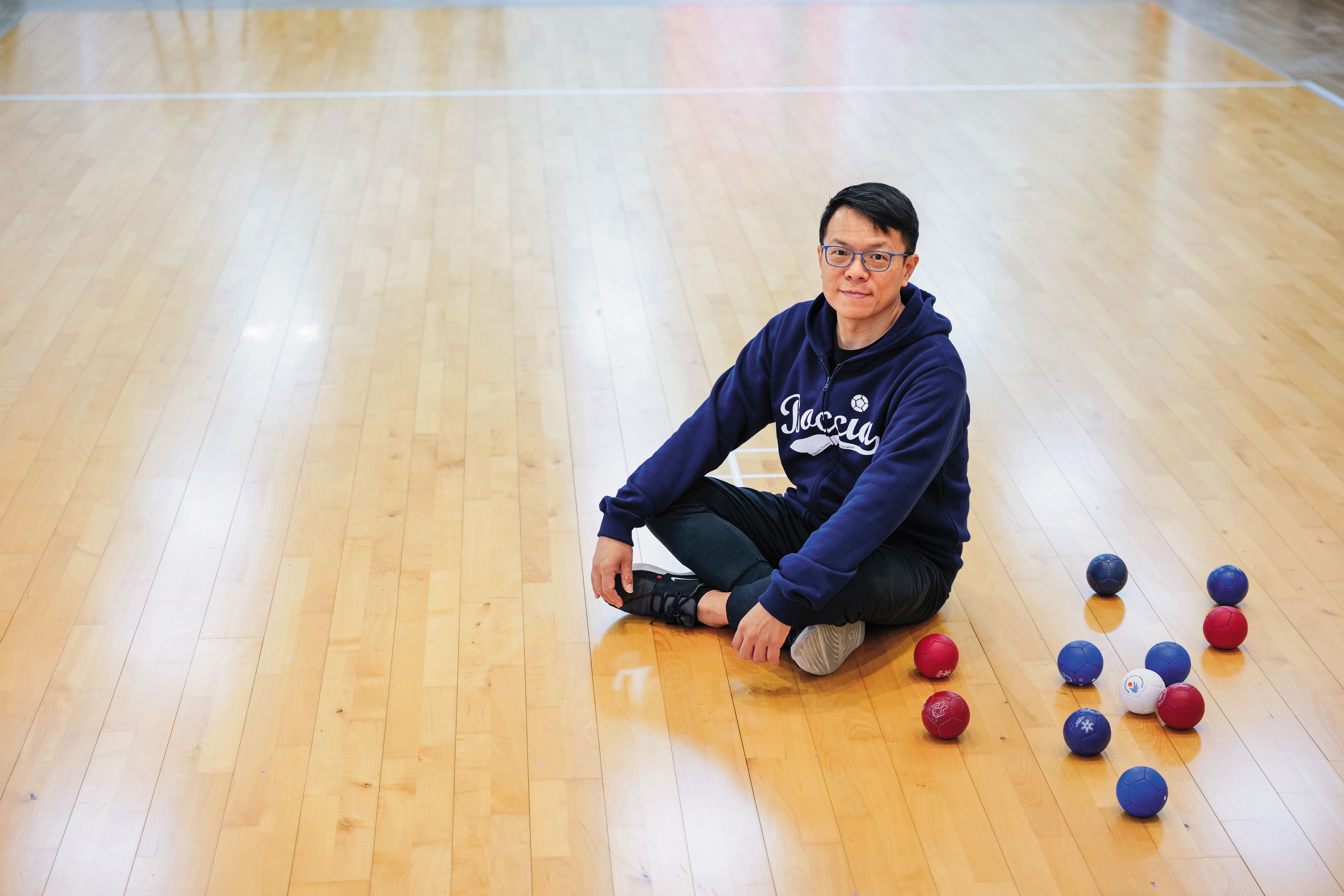 劉祥龍／50歲／台北市／地板滾球運動聯盟總教練