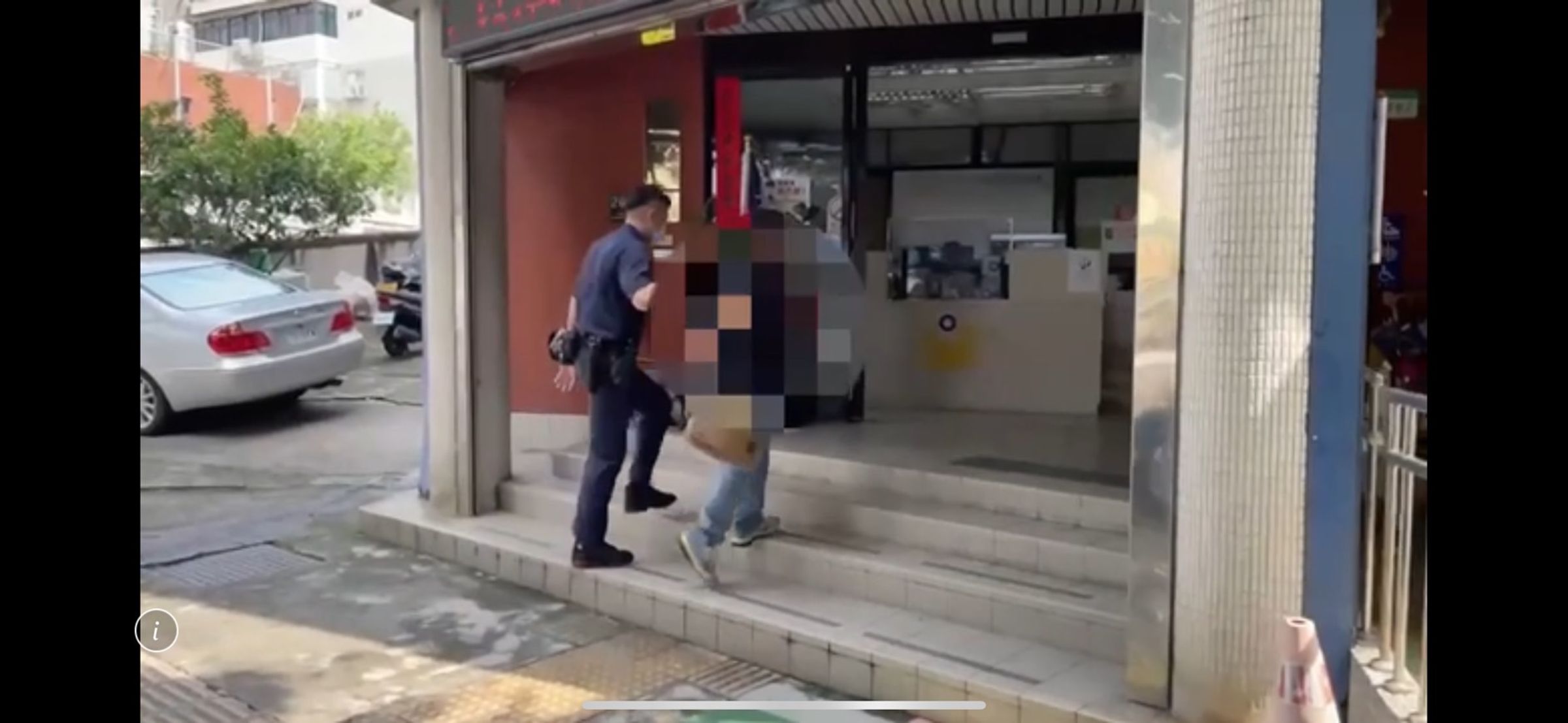 警方查出黃男專程從台中北上犯案，訊後將他依竊盜罪送辦。（翻攝畫面）