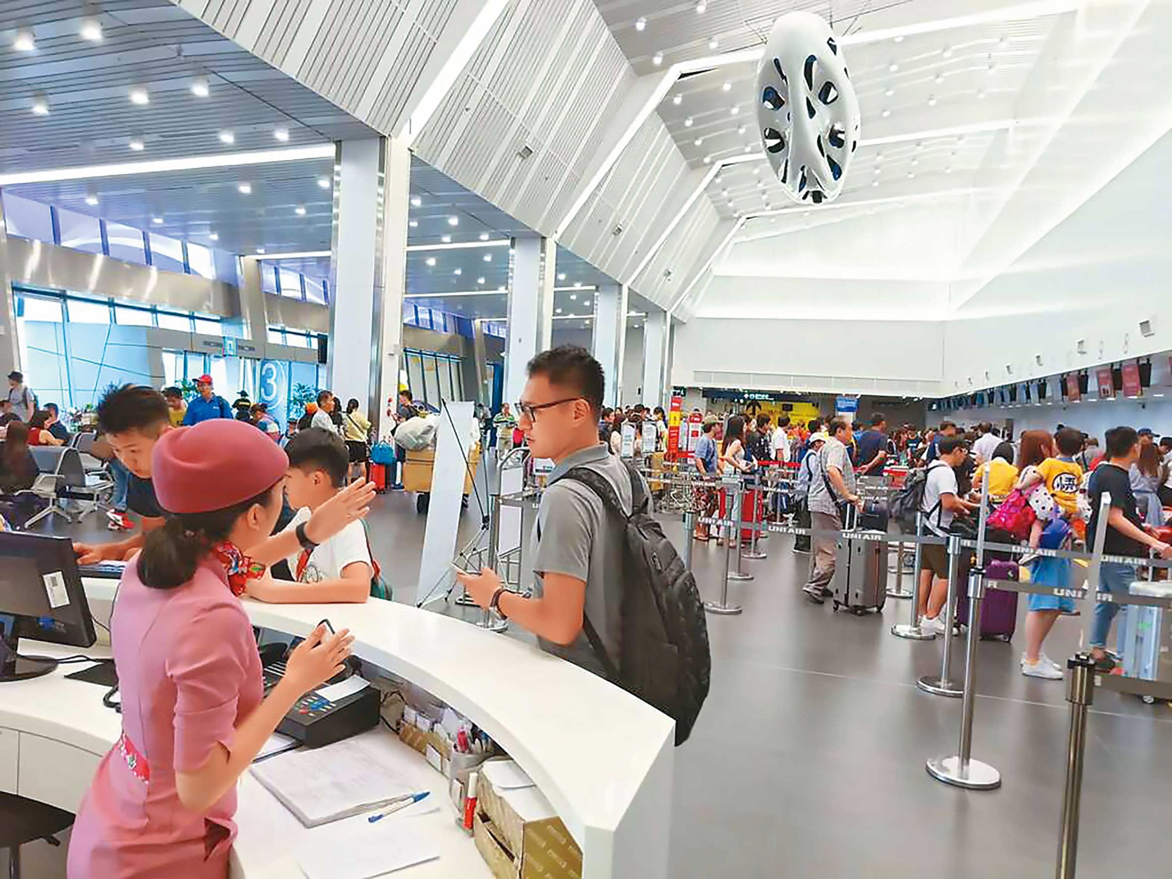 台中國際機場是中部對外的門戶，現今航線增至26條，旅客量持續上升。（台中市政府提供）