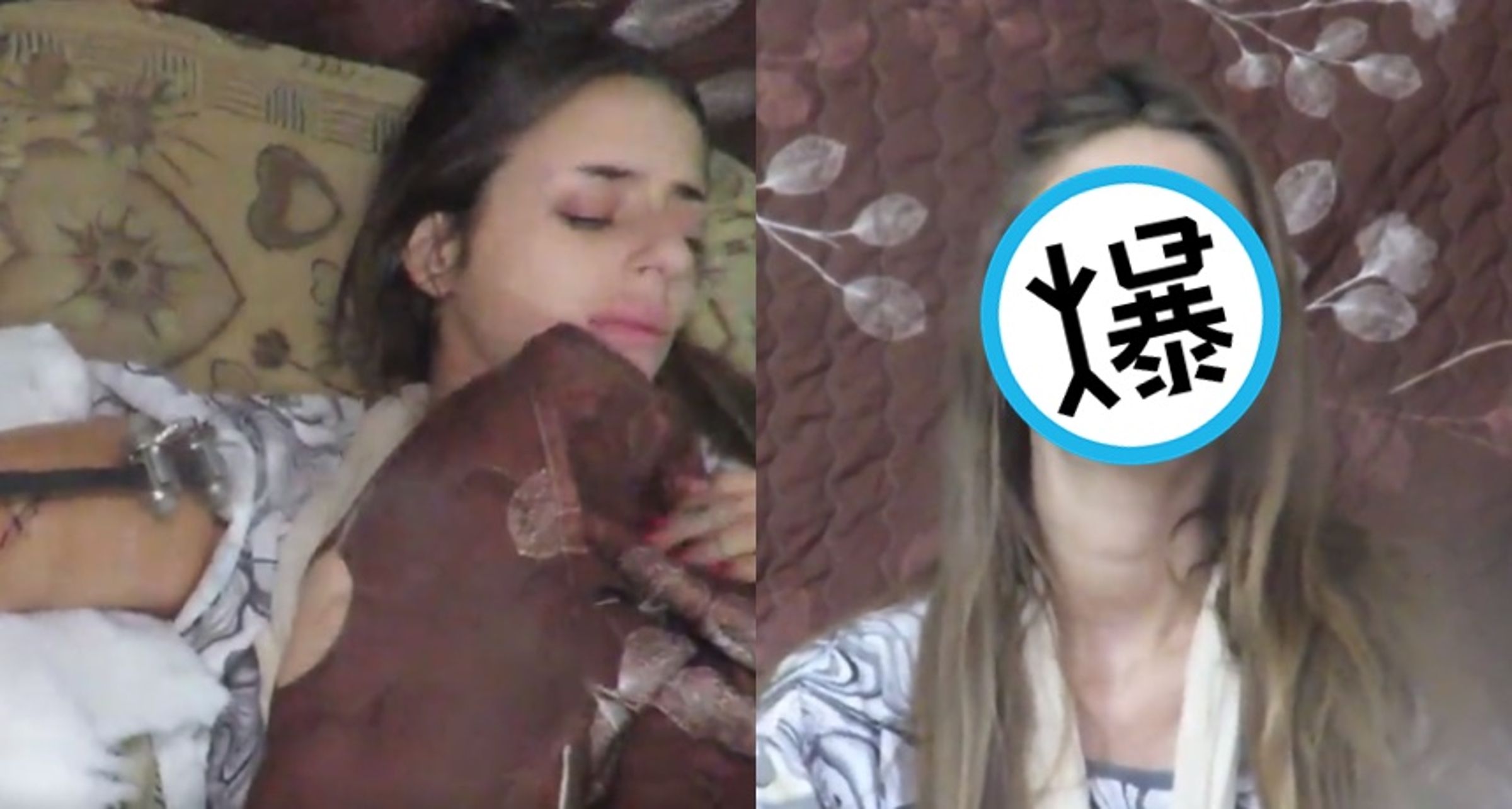 哈瑪斯首公開人質影片,一名以色列21歲女遭擄,手臂受傷並且接受包紮。(翻攝自推特用戶@miqazi)