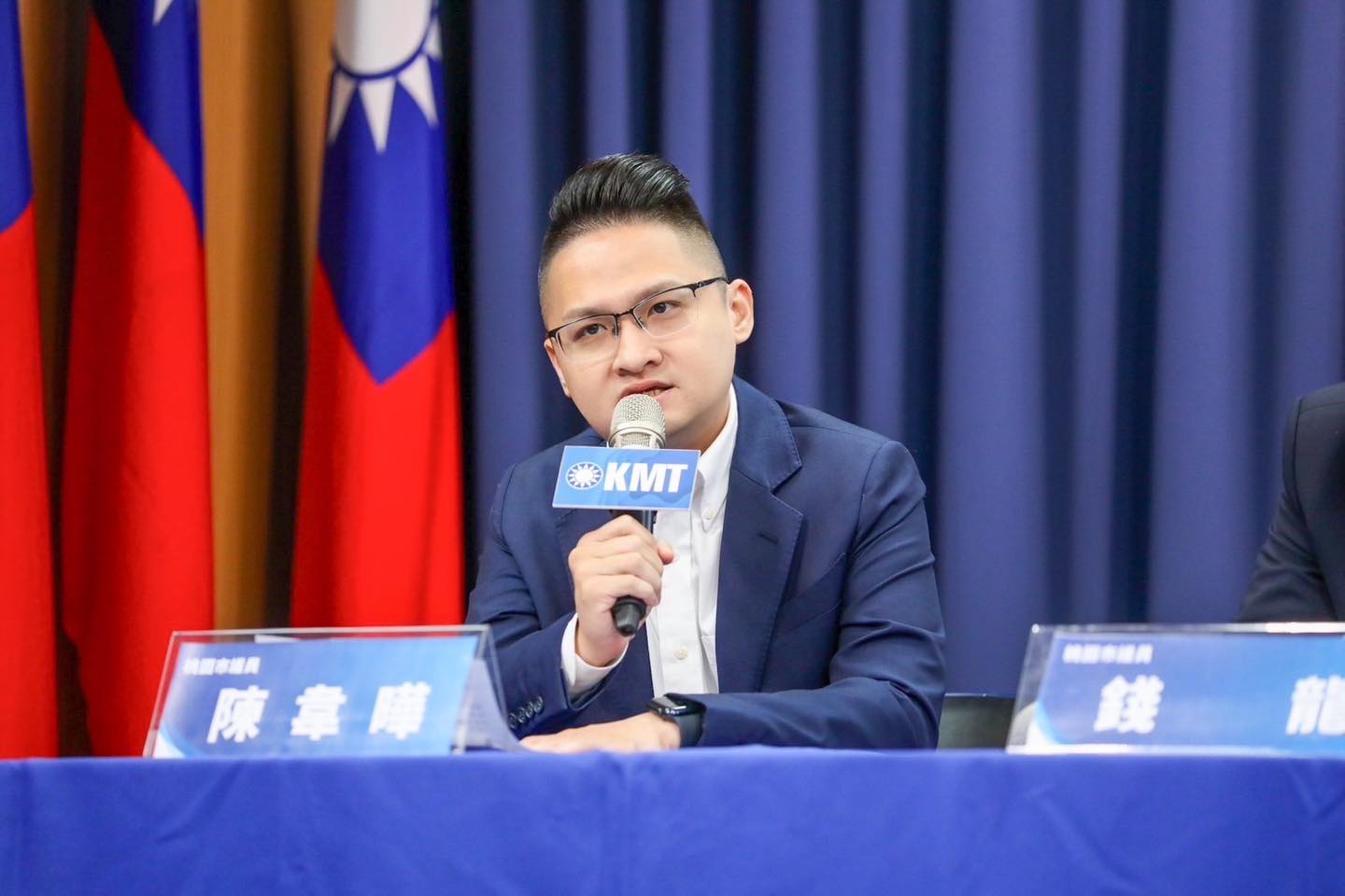 桃園市議員陳韋曄今宣布退出全國青工總會長選舉自清。（翻攝自臉書 @桃園市議員 陳韋曄）