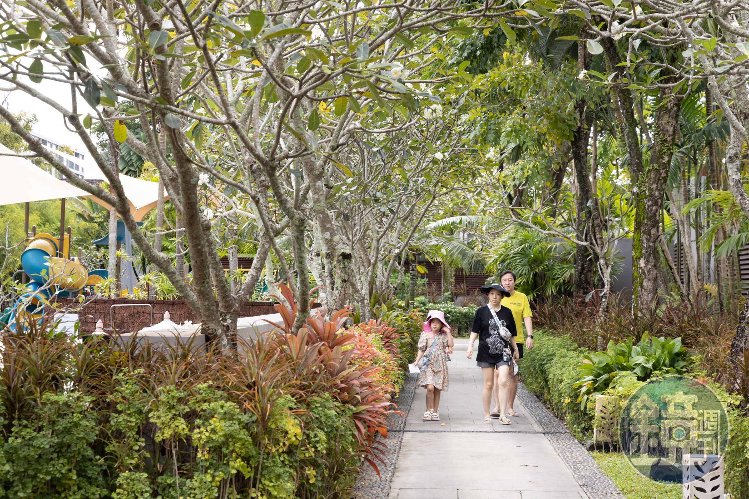 每逢暑假,許多家庭客選擇到普吉島邁考海灘安納塔拉度假村度悠閒放鬆。