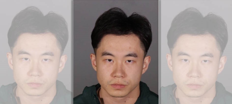 中國留學生翁思哲,在美國留學期間,遭控下藥迷姦3名女性。(翻攝自Los Angeles County Sheriff's Department)