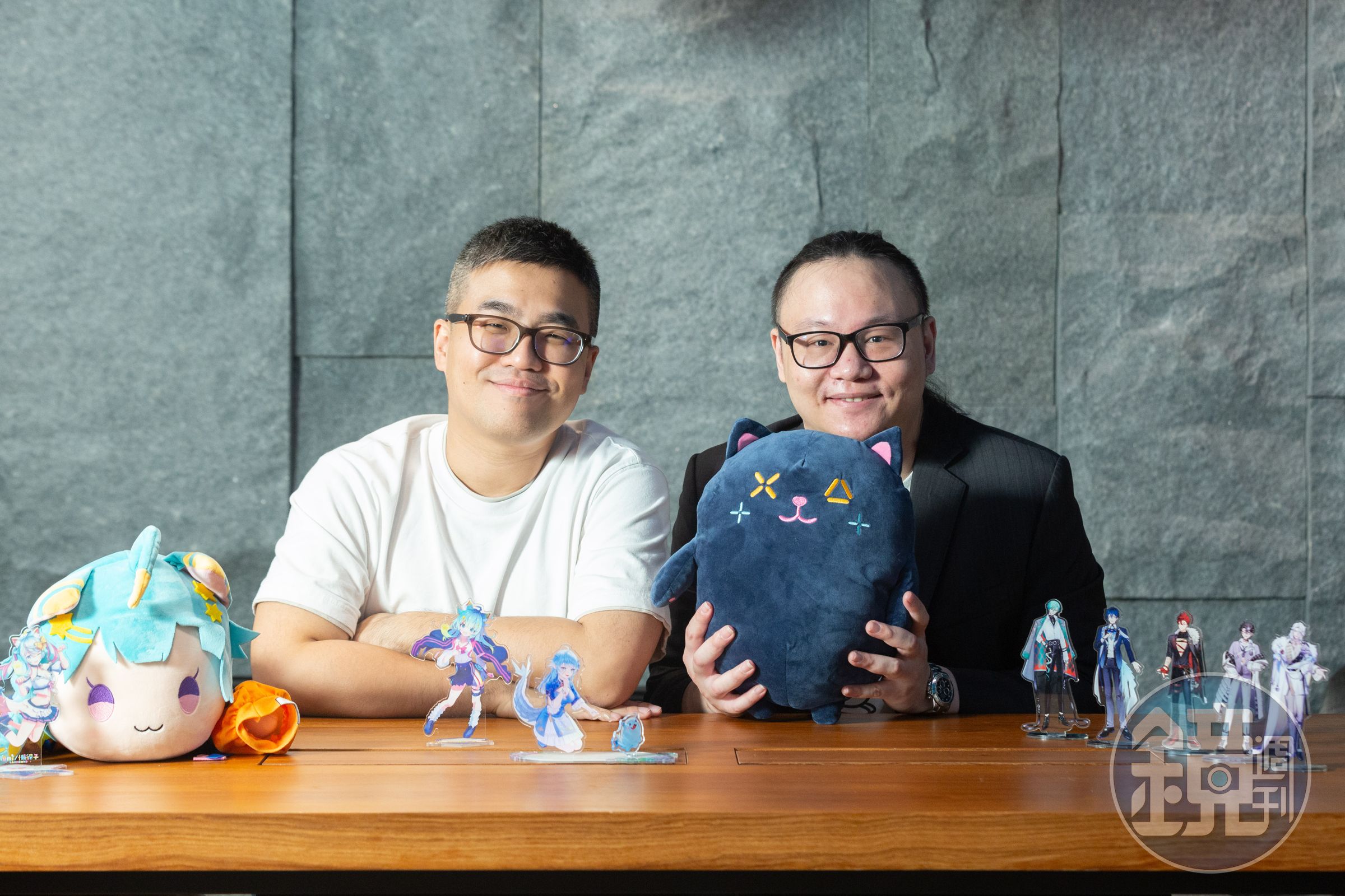 陳彙中(左)、許昊(右)合力推動魔競娛樂VTuber業務。