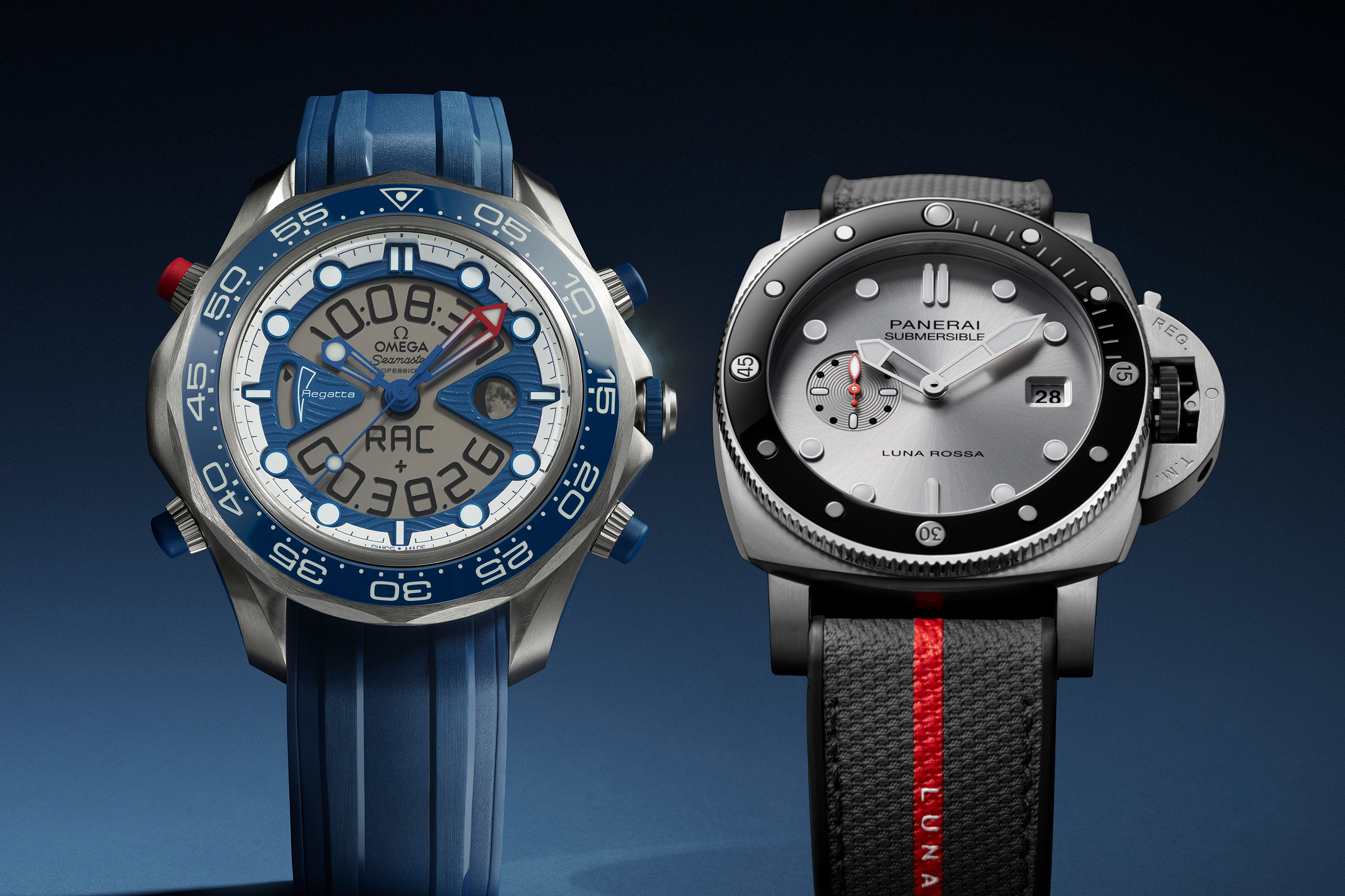 為了第37屆的美洲杯帆船賽賽事,OMEGA和PANERA都相繼推出了相關錶款以表示對於賽事的支持。