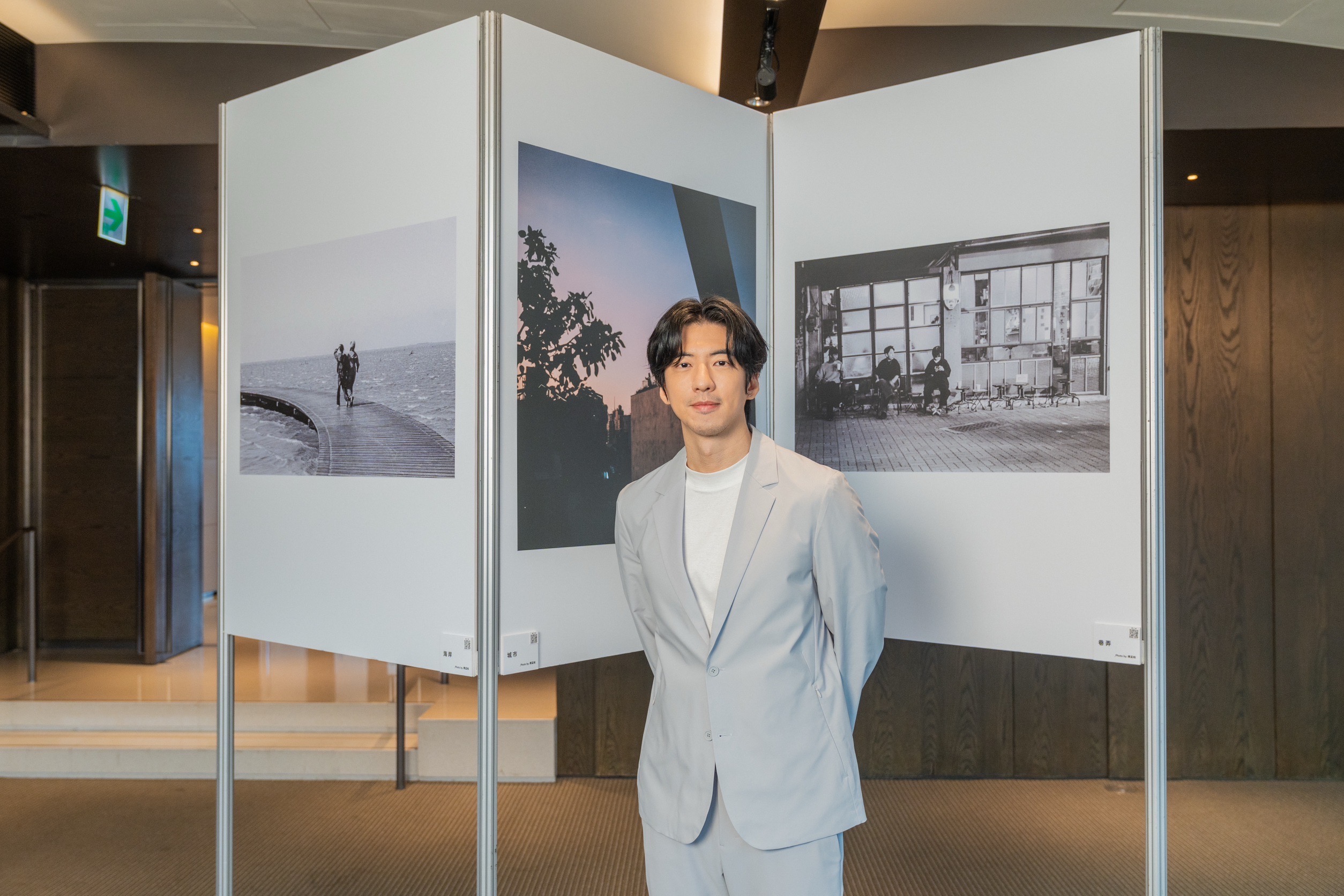 傅孟柏升格新手爸，與媒體暢聊育兒經。（Booking.com提供）