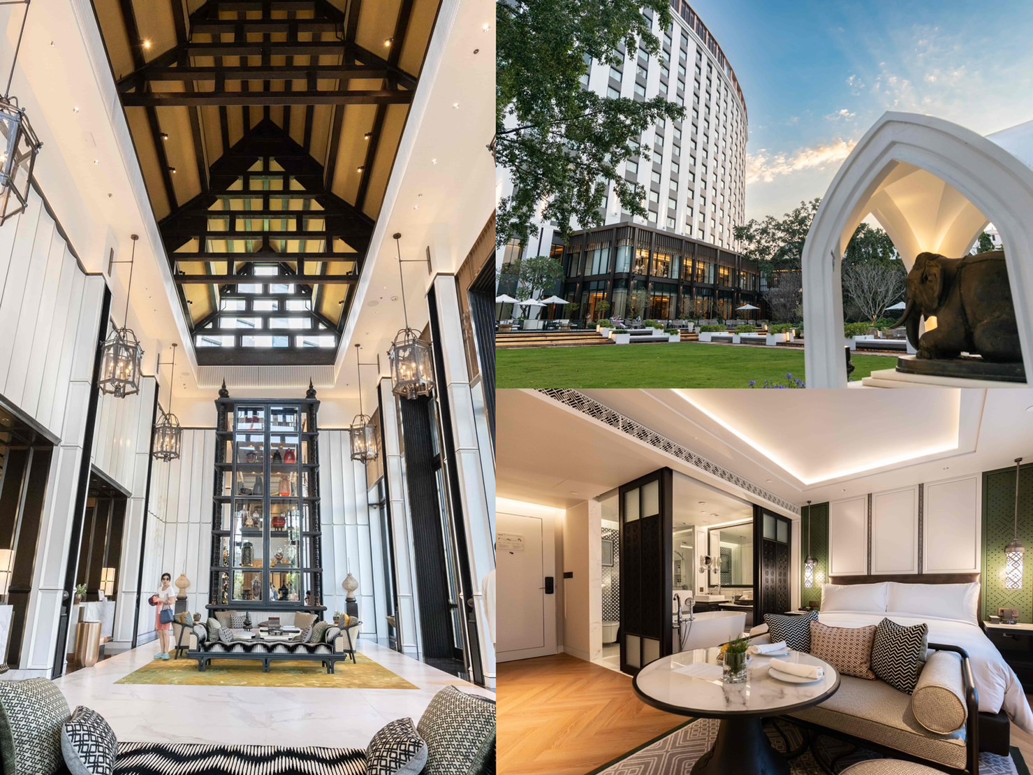 「清邁美平洲際酒店」在飯店各處細節中融入泰北工藝與文化，令人沉醉。