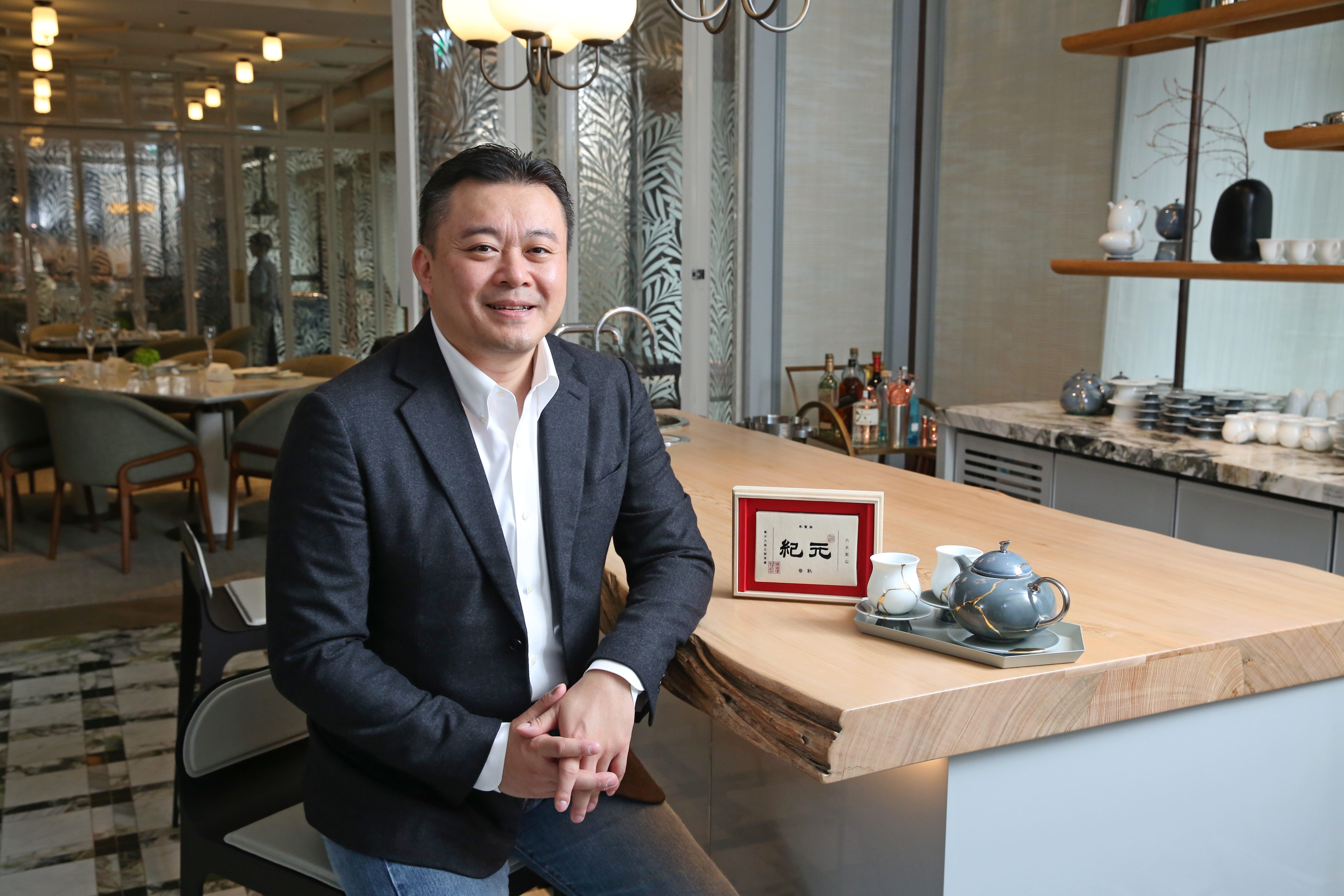 蔡明倫不僅放眼國內茶文化，也放眼國際希望推動「寶元紀」成為享譽全球的茶文化品牌。