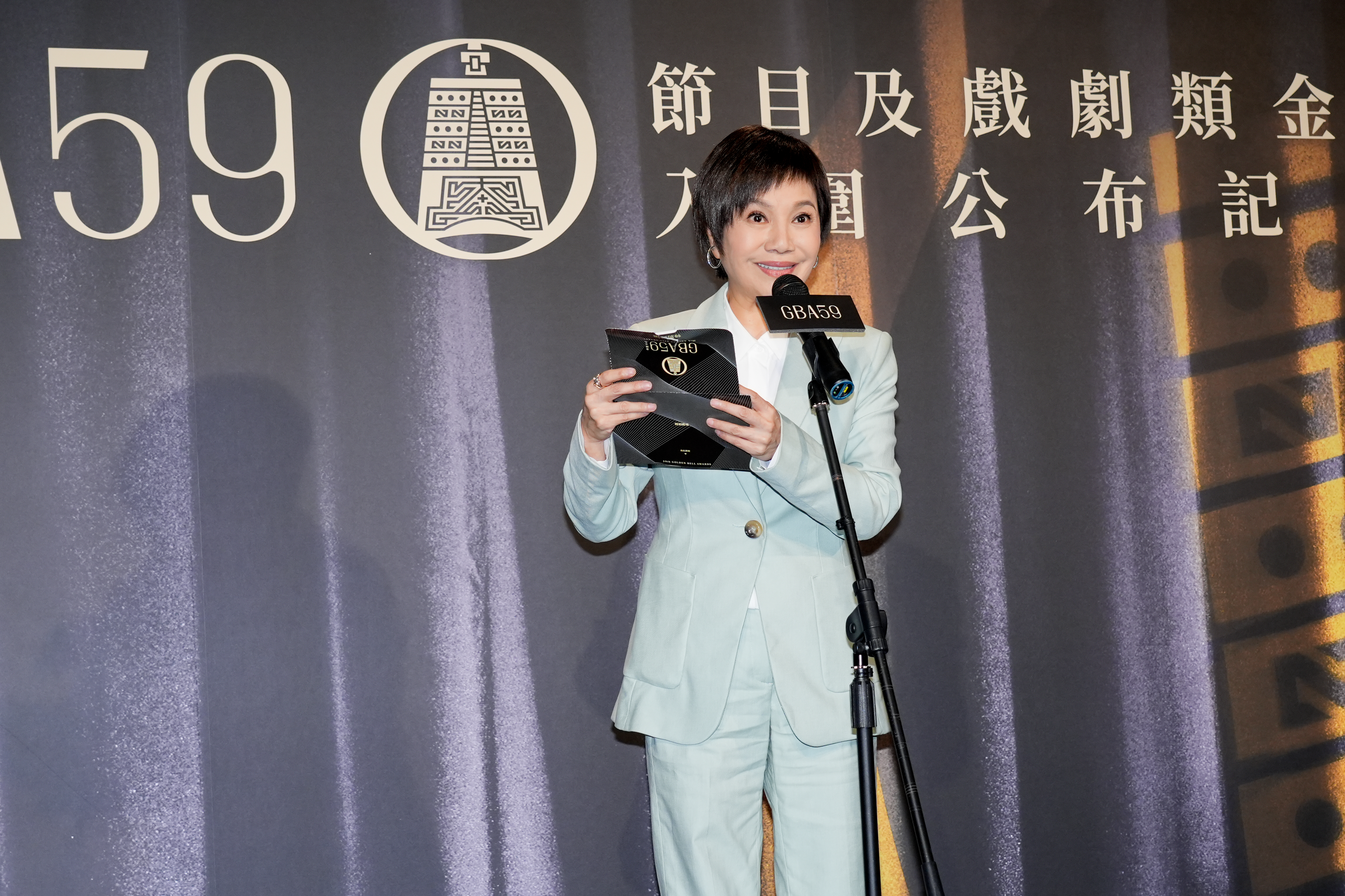 唐美雲今天在59屆金鐘獎以特別獎主委之姿宣布得主。