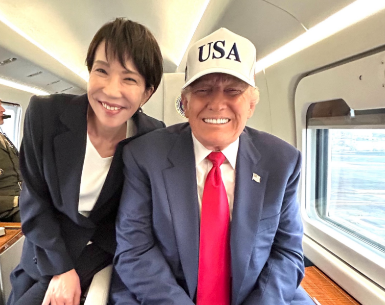 高市早苗表示希望與川普儘早會面。（翻攝X@takaichi_sanae）