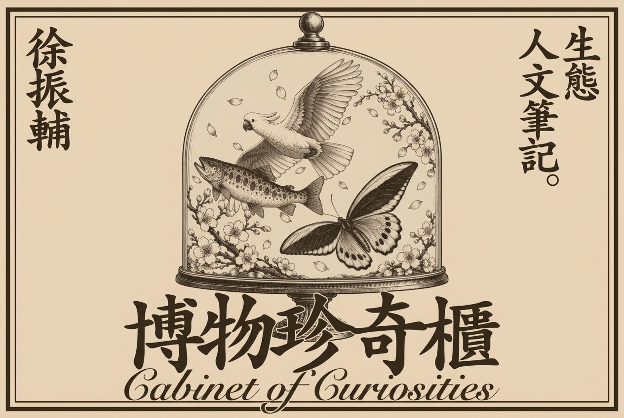 知名作家徐振輔與鏡好聽攜手合作推出全新知識Podcast《博物珍奇櫃——徐振輔生態人文筆記》。（鏡好聽提供）
