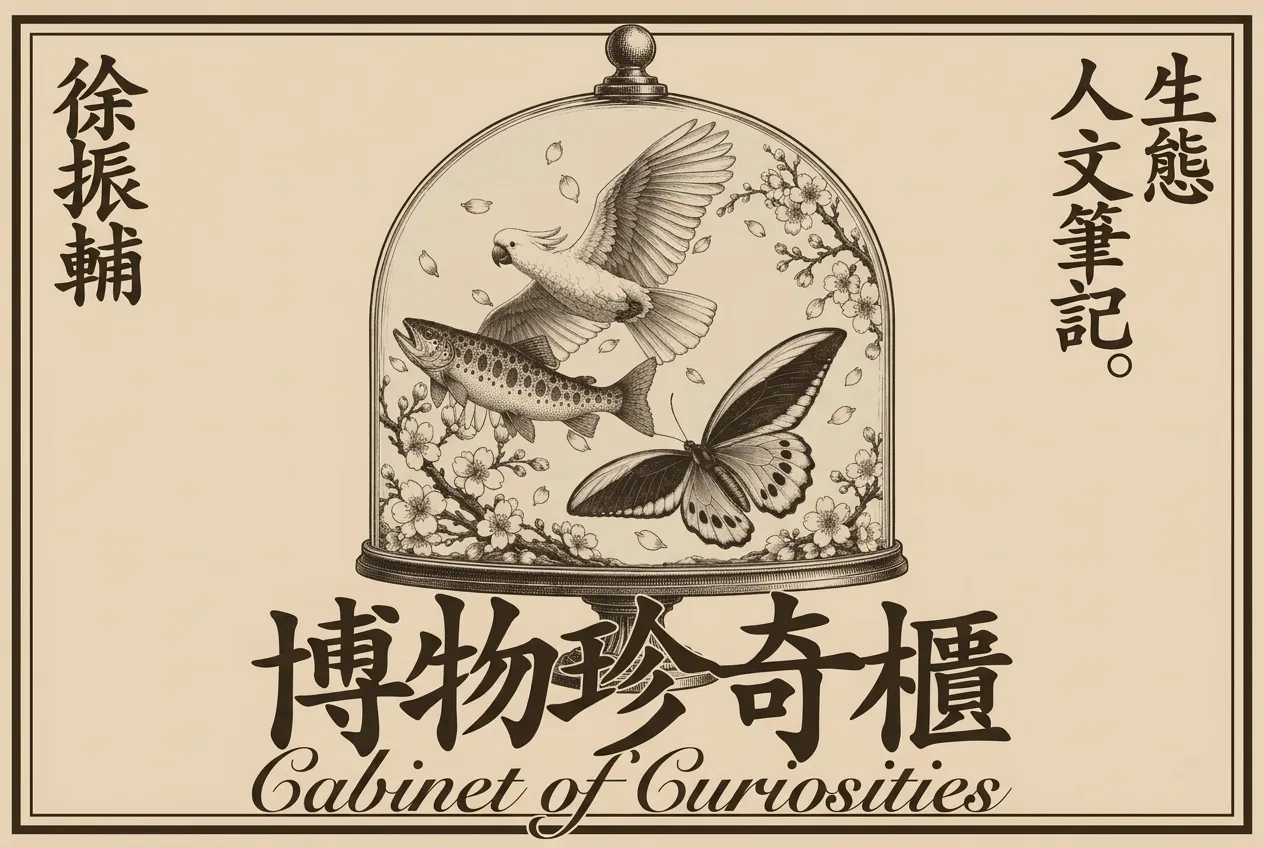 挖掘物種與人類交織的故事　作家徐振輔全新Podcast《博物珍奇櫃》開播　以博物之眼看世界