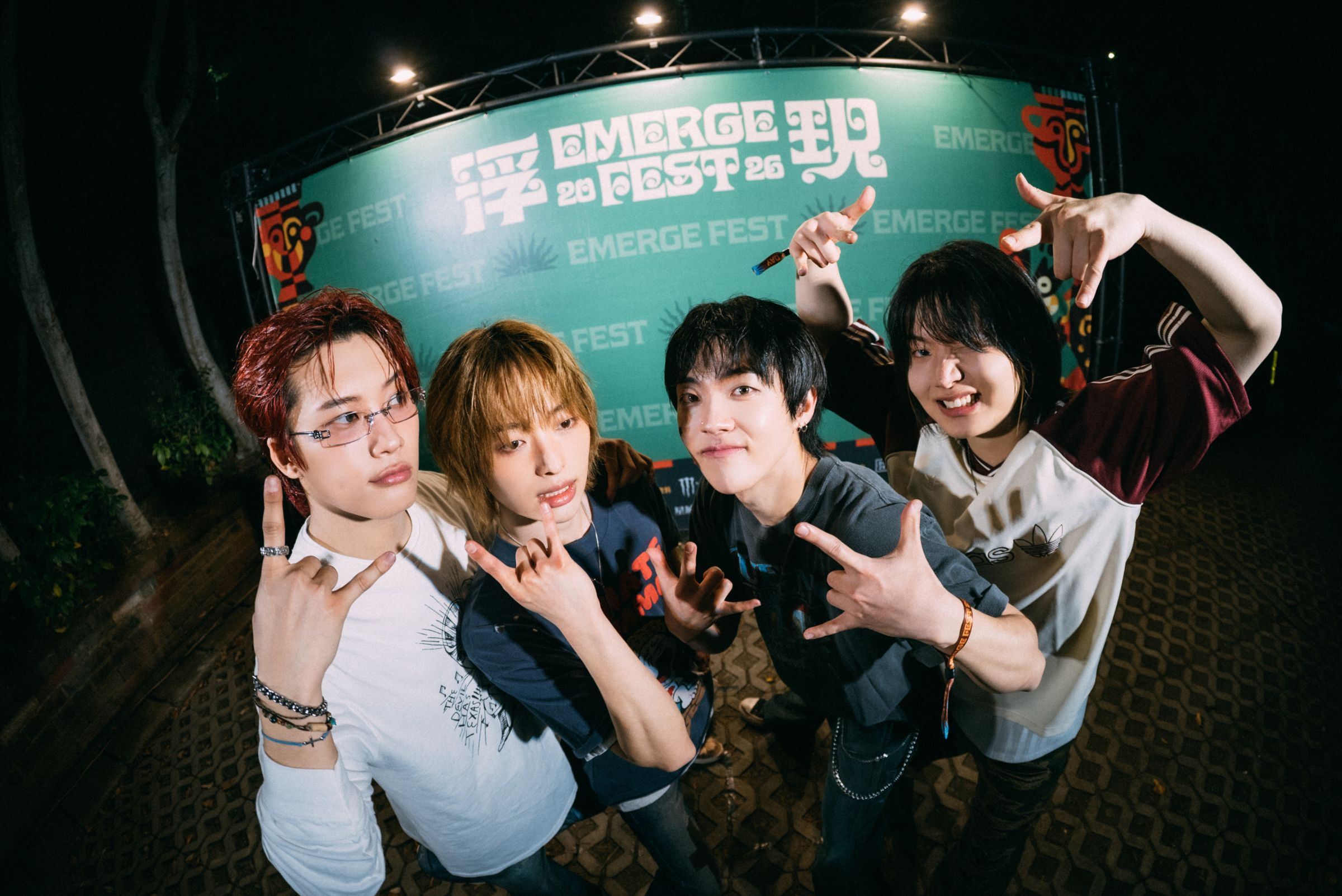 韓國人氣男團Dragon Pony二度登上浮現祭人氣更勝去年。（浮現祭提供）