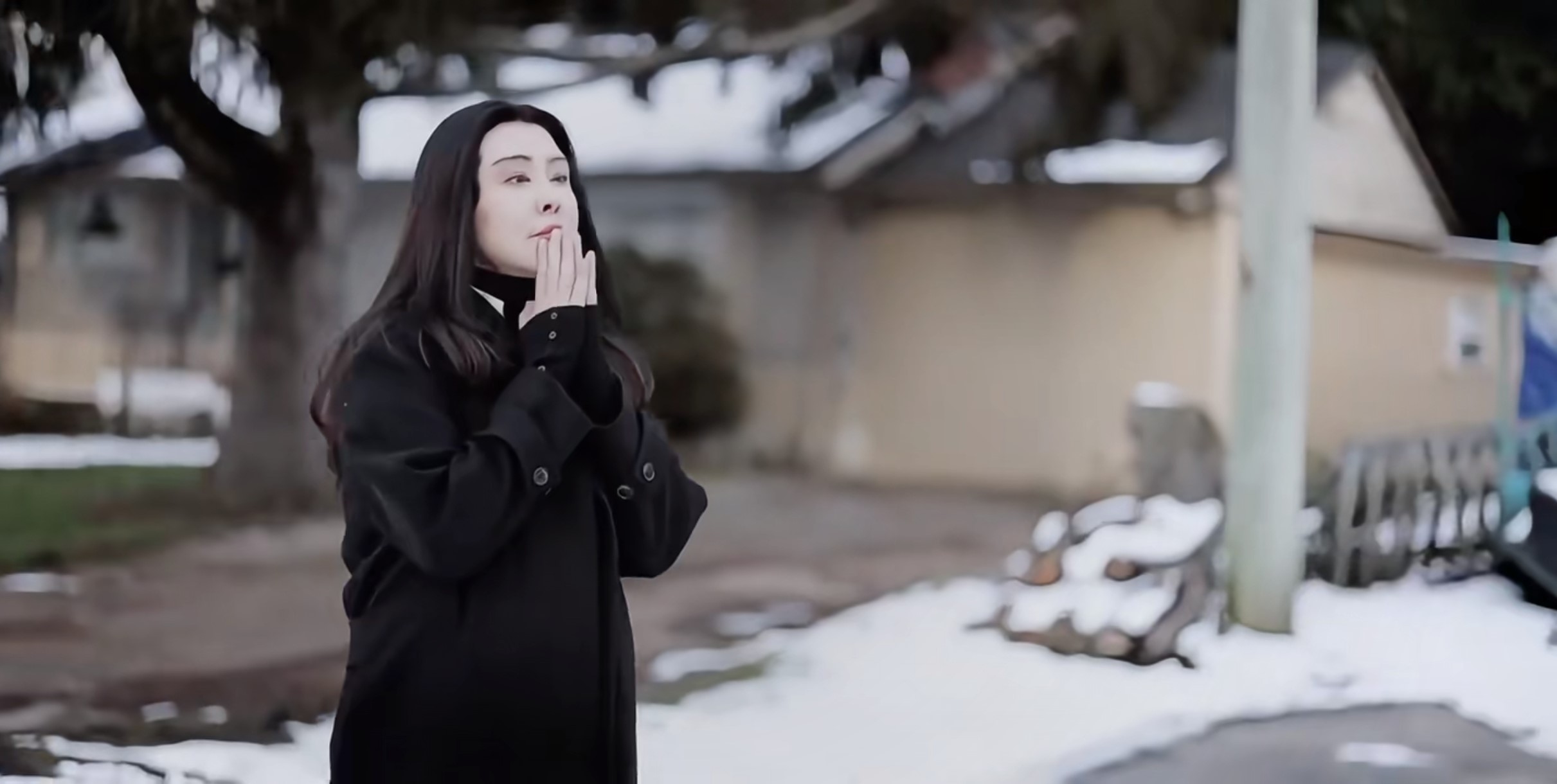 王祖賢又從禮佛世界走入紅塵，在加拿大溫哥華開設艾灸養生館，還拍了影片做宣傳。（翻攝自灸覺 艾灸養生會館小紅書）