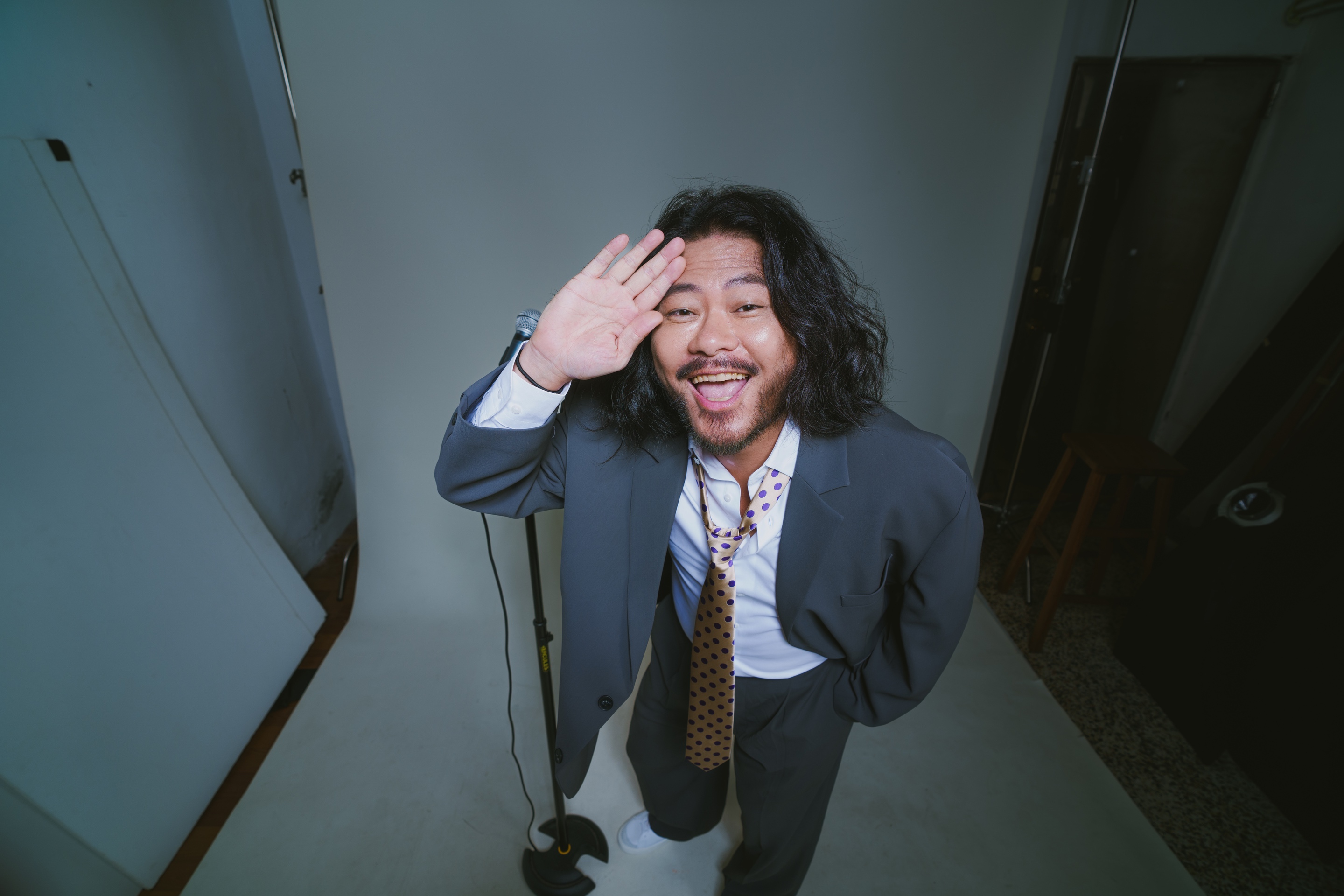 壯壯陳彥壯將以全新專場「壯壯毒舌脫口秀7－不好意思，請問你什麼意思？」回歸舞台。（卡米地喜劇俱樂部提供）