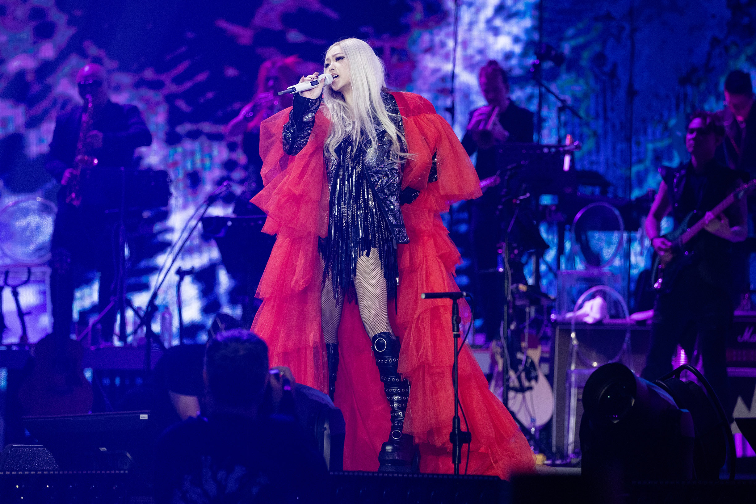 aMEI張惠妹在大巨蛋《ASMR Maxxx @ Taipei Dome》最終場，迎接2025年的到來。（聲動娛樂提供）