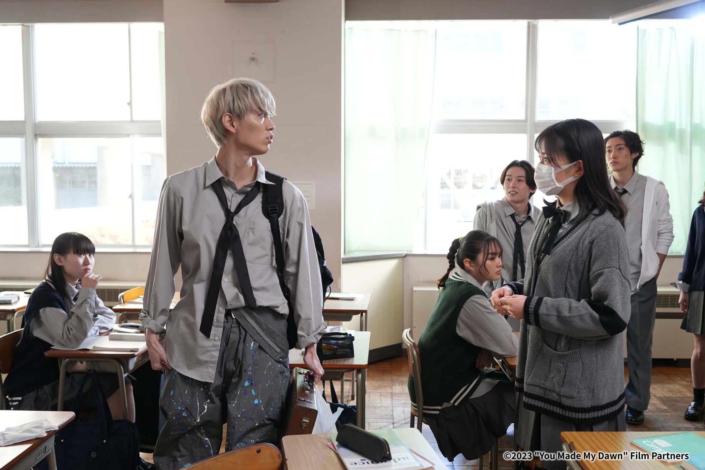 日團JO1成員白岩瑠姬與久間田琳加因為《天一亮，就想見到你》培養出好默契。（原創娛樂提供）