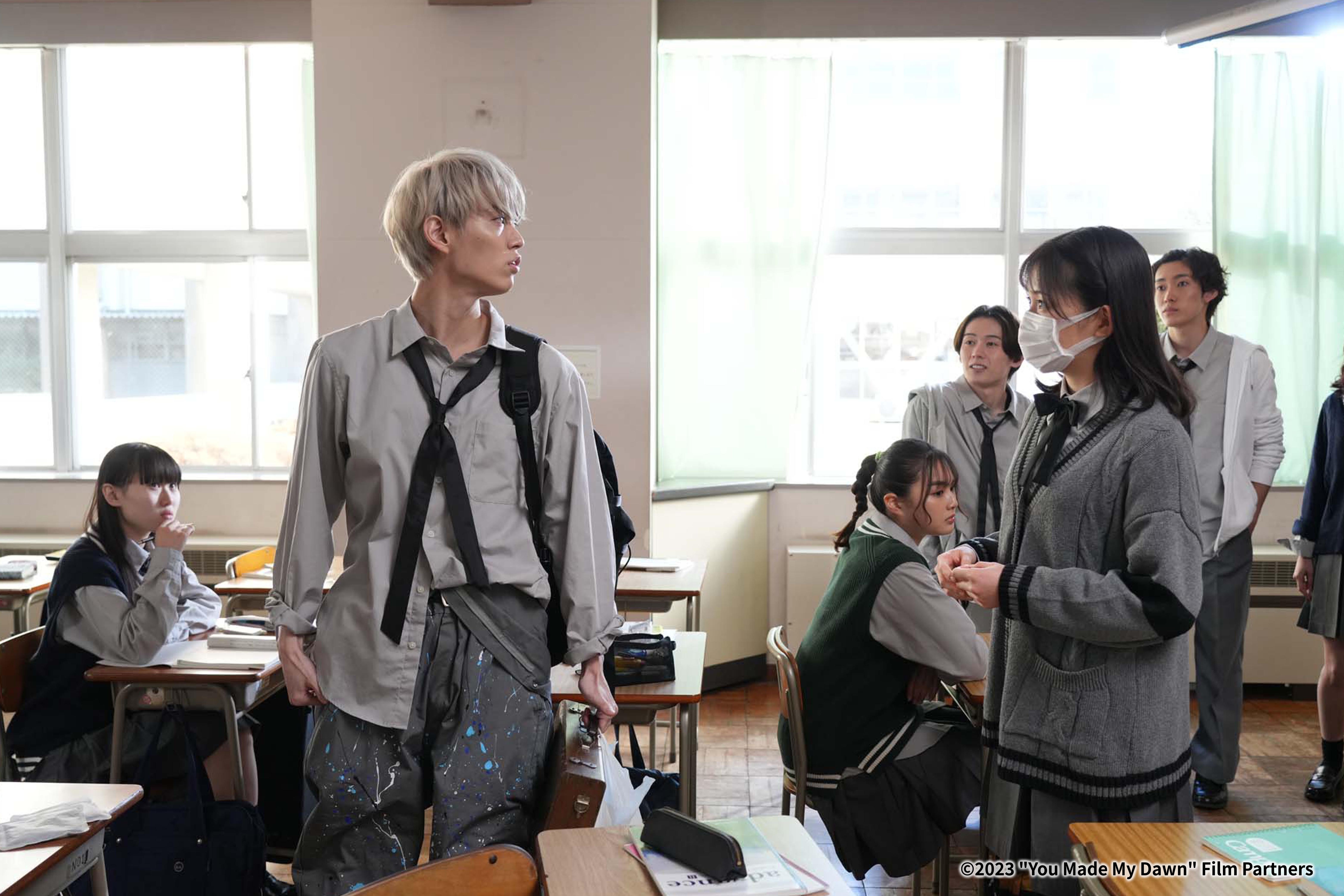 日團JO1成員白岩瑠姬與久間田琳加因為《天一亮,就想見到你》培養出好默契。(原創娛樂提供)