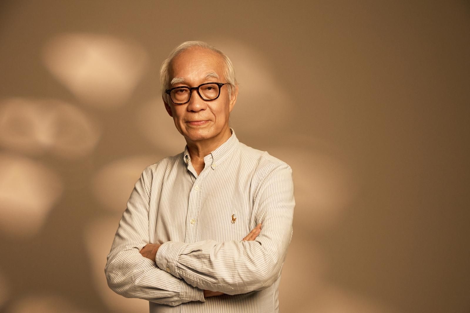 資深電影工作者廖慶松從事影視工作逾半世紀。（台北金馬影展執行委員會提供）