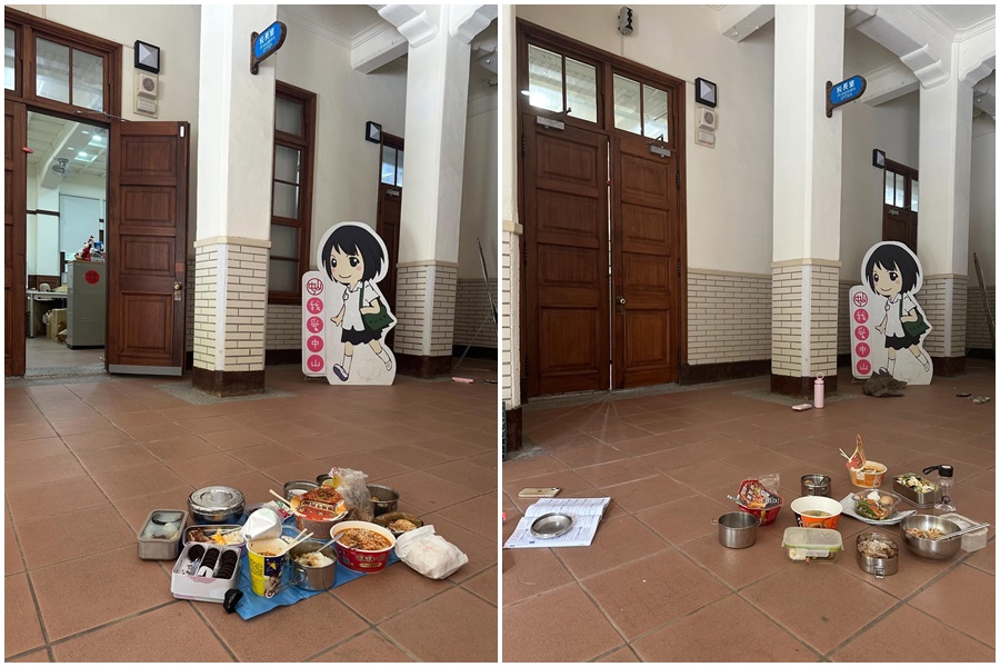 近日有中山女高學生發起到校長室門前吃便當的活動，盼爭取學生訂外送的權利，並於社群發文號召同屆或學姐學妹響應。（翻攝自Threads）