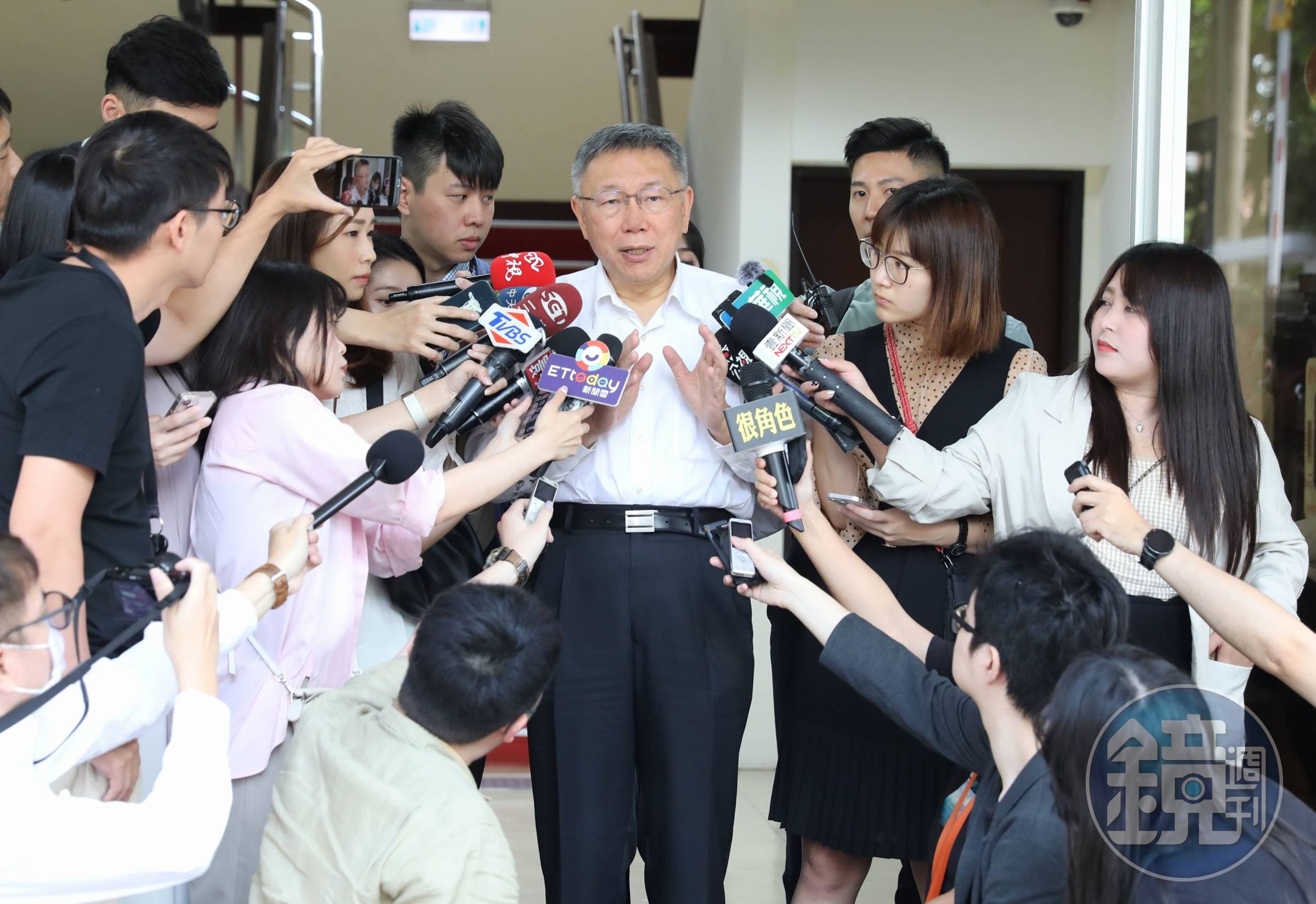 被指與柯文哲(圖)官商勾結,中華工程今發聲明駁斥。(本刊資料照)
