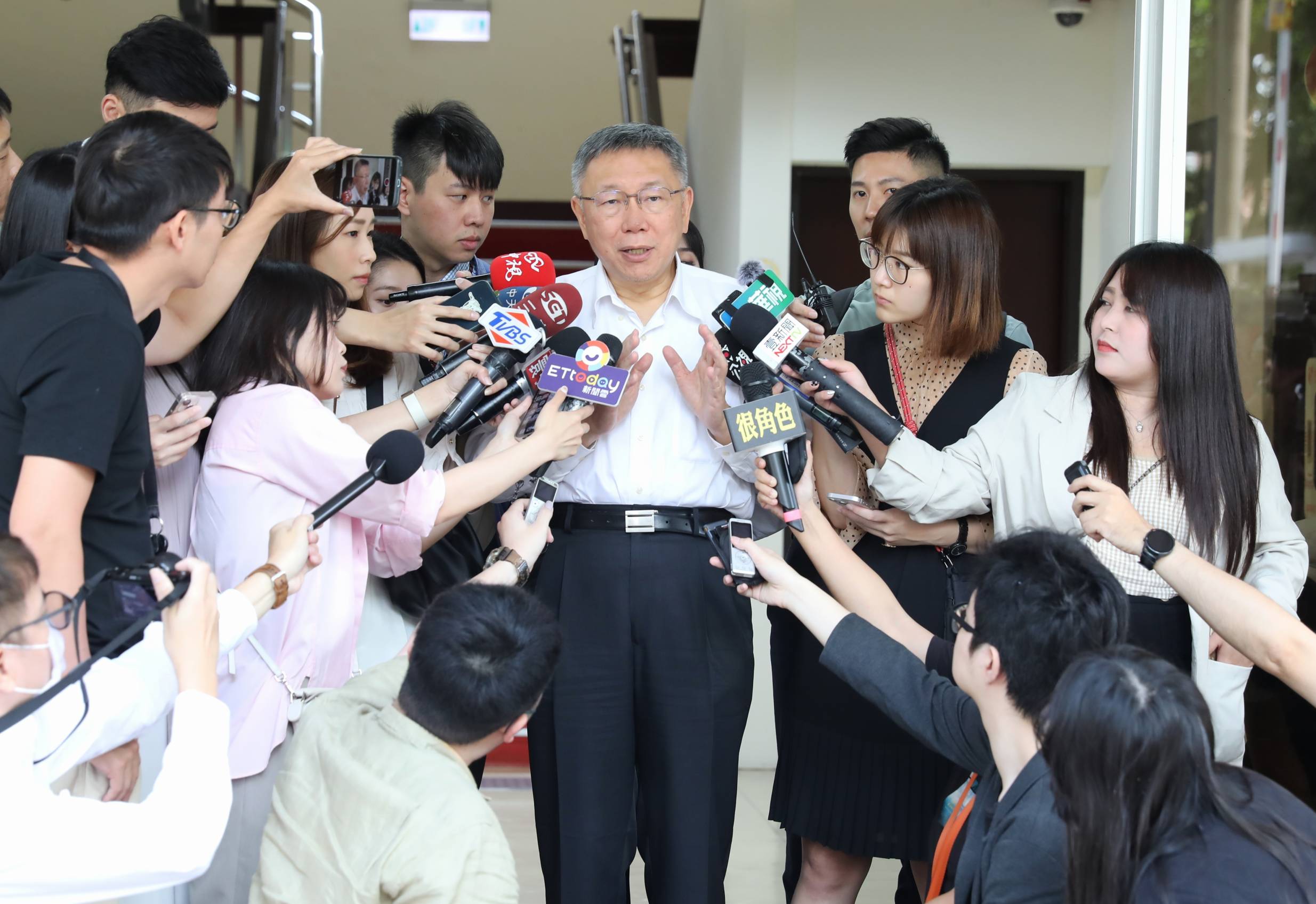 被指與柯文哲（圖）官商勾結，中華工程今發聲明駁斥。（本刊資料照）