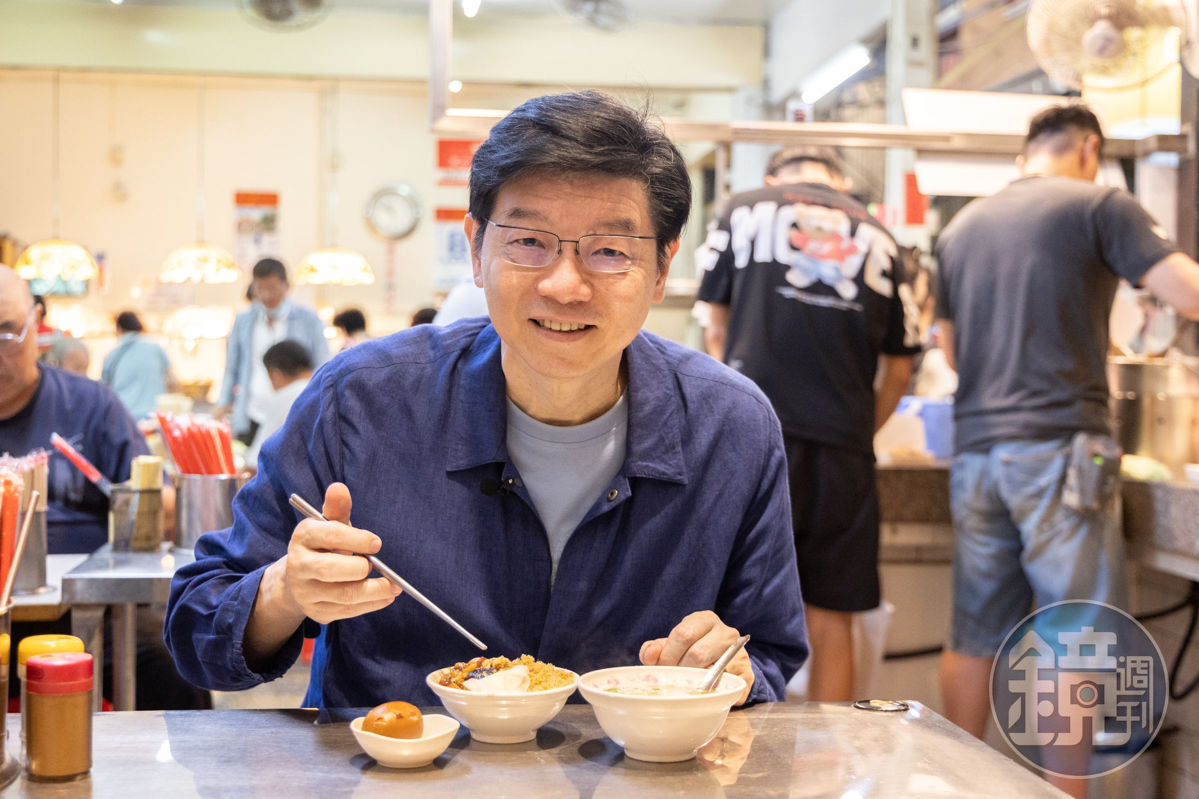 跟著陳威明醫師的指引來到沙卡里巴吃米糕,果然沒有失望。