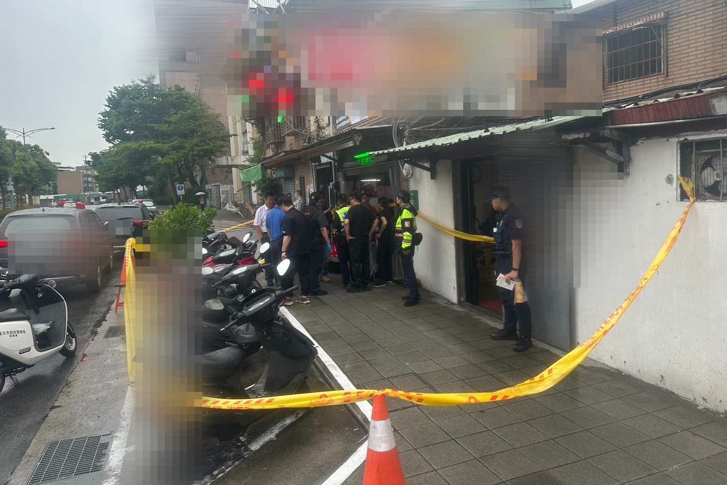 台北市艋舺大道發現一起命案，北市萬華分局正追查案情。（翻攝畫面）