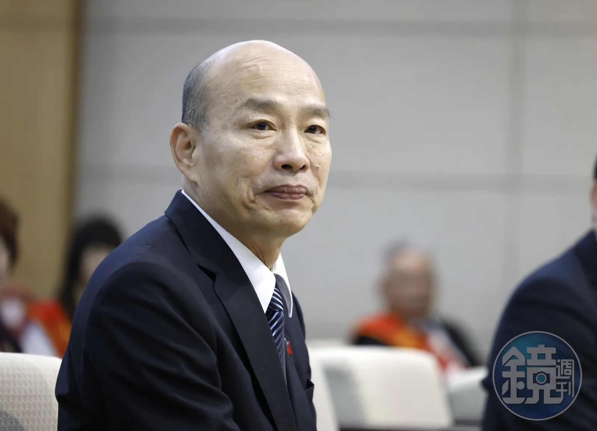 立法院長韓國瑜在會中承諾,本週前會將總預算送出。(本刊資料照)