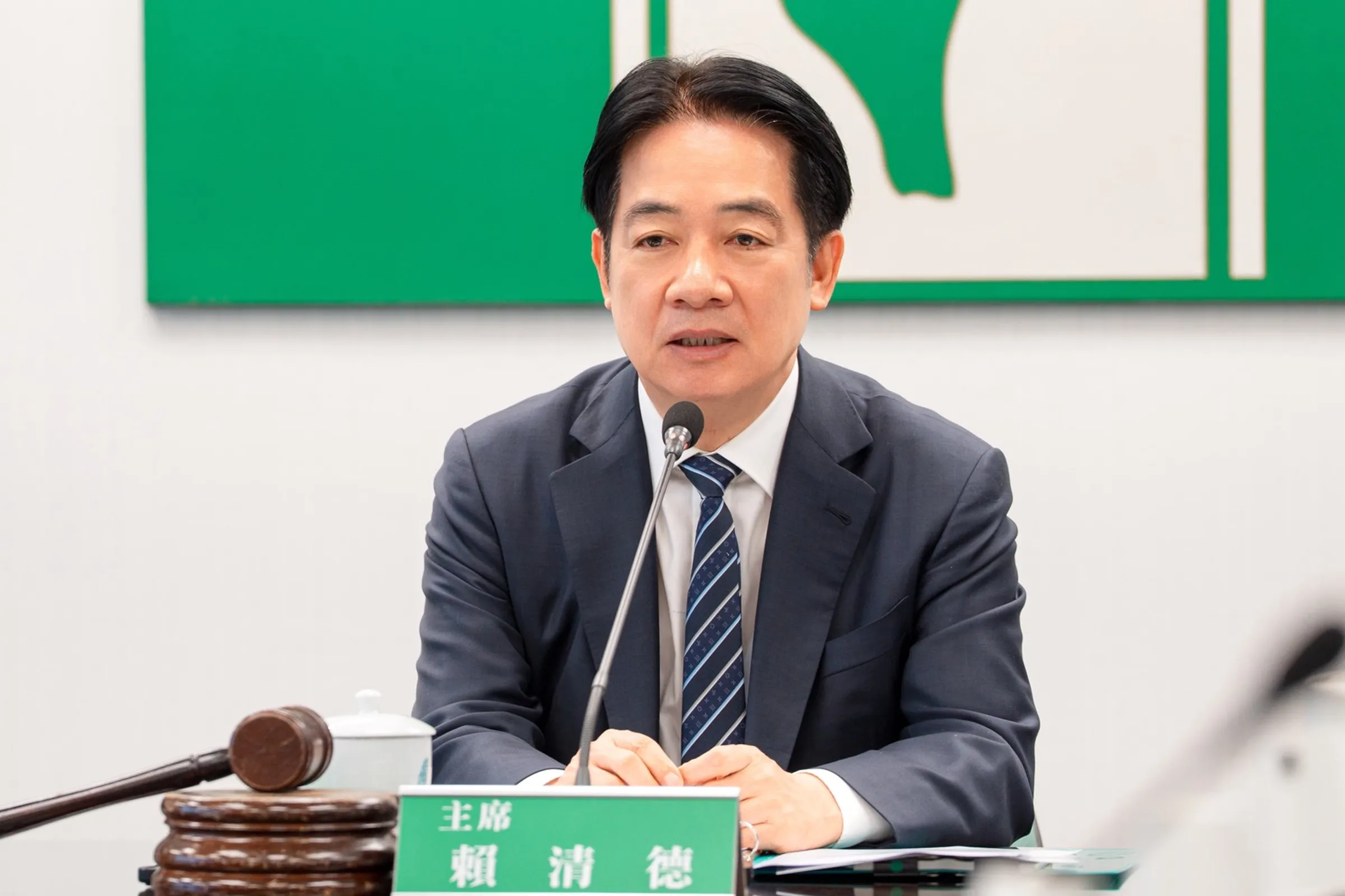 賴清德為726挫敗致歉。(民進黨提供)