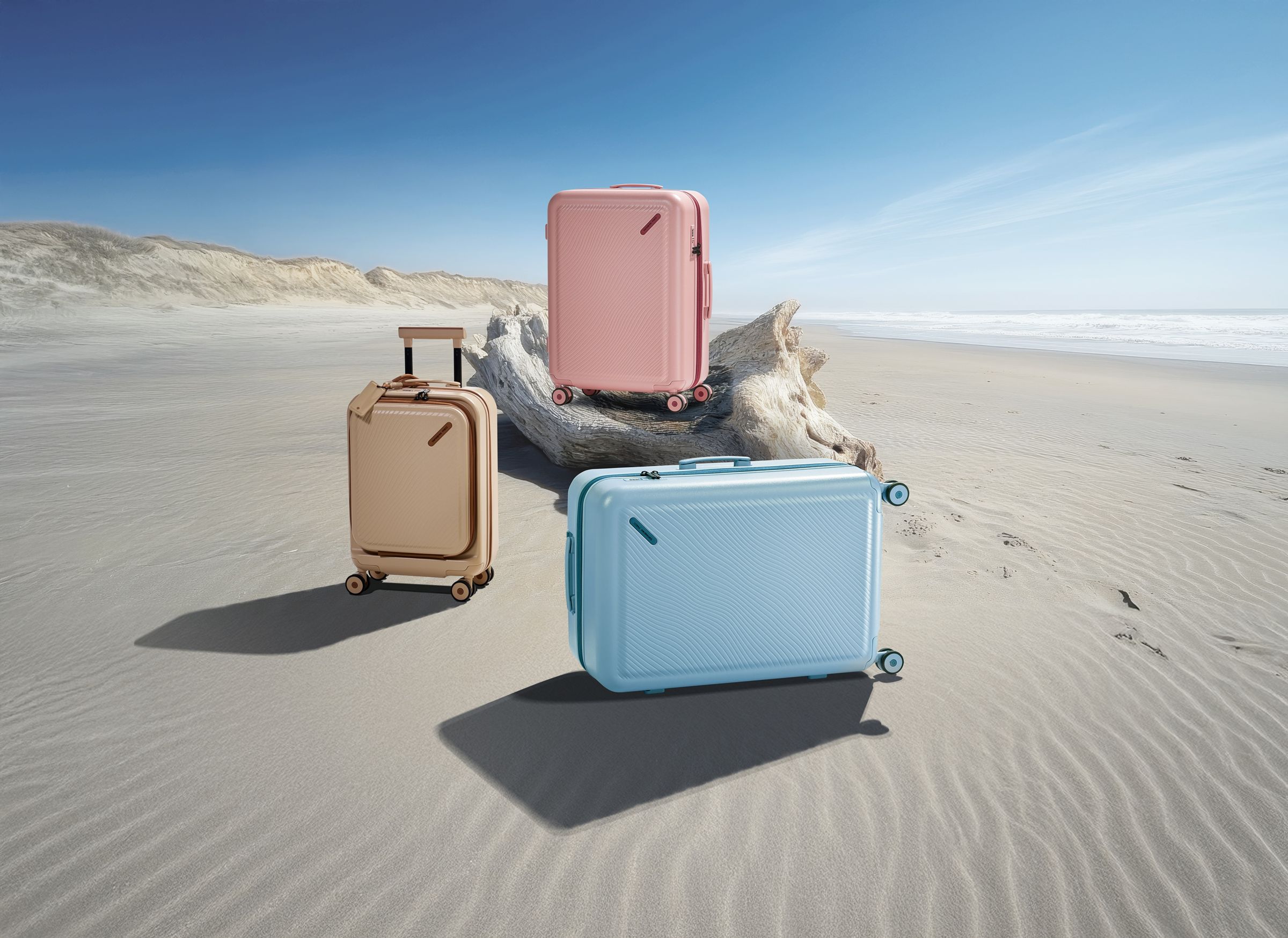 以海洋為靈感的Samsonite RED推出全新TOIIS OCEAN系列。（Samsonite提供）