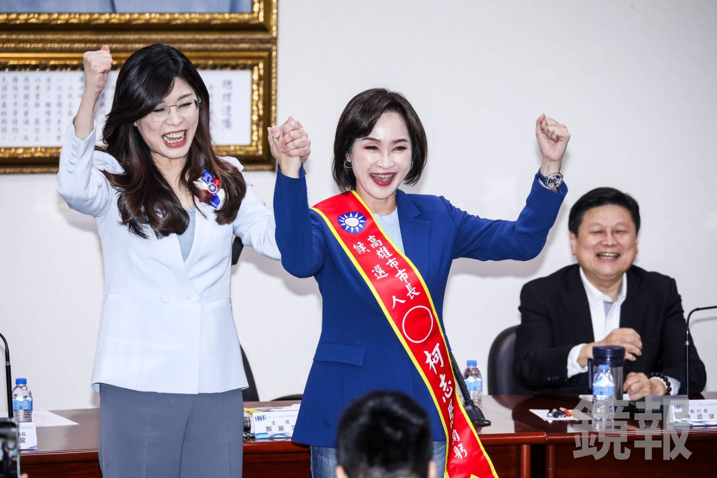 被國民黨提名參選高雄市長的柯志恩,呼籲黨主席鄭麗文多聽聽不同民意。(鏡報鄒保祥)