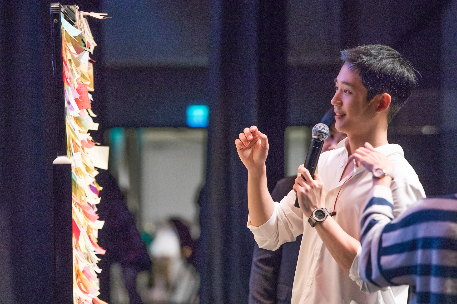 丁海寅人生首場海外見面會獻給台灣，當時他尚未有擔綱作品。（希林國際提供）