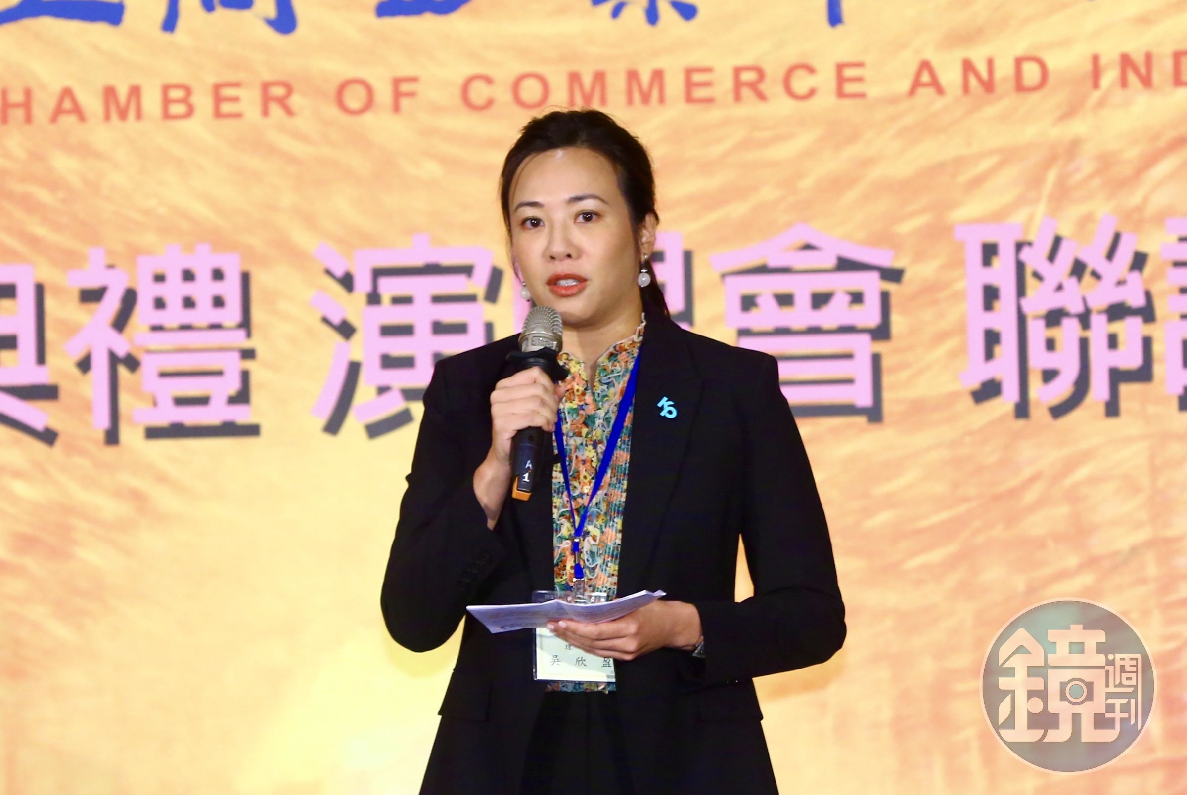 吳欣盈被問到擔任副手有沒有問過家人,她反問記者,「那你當記者有問你爸媽嗎?」(本刊資料照)