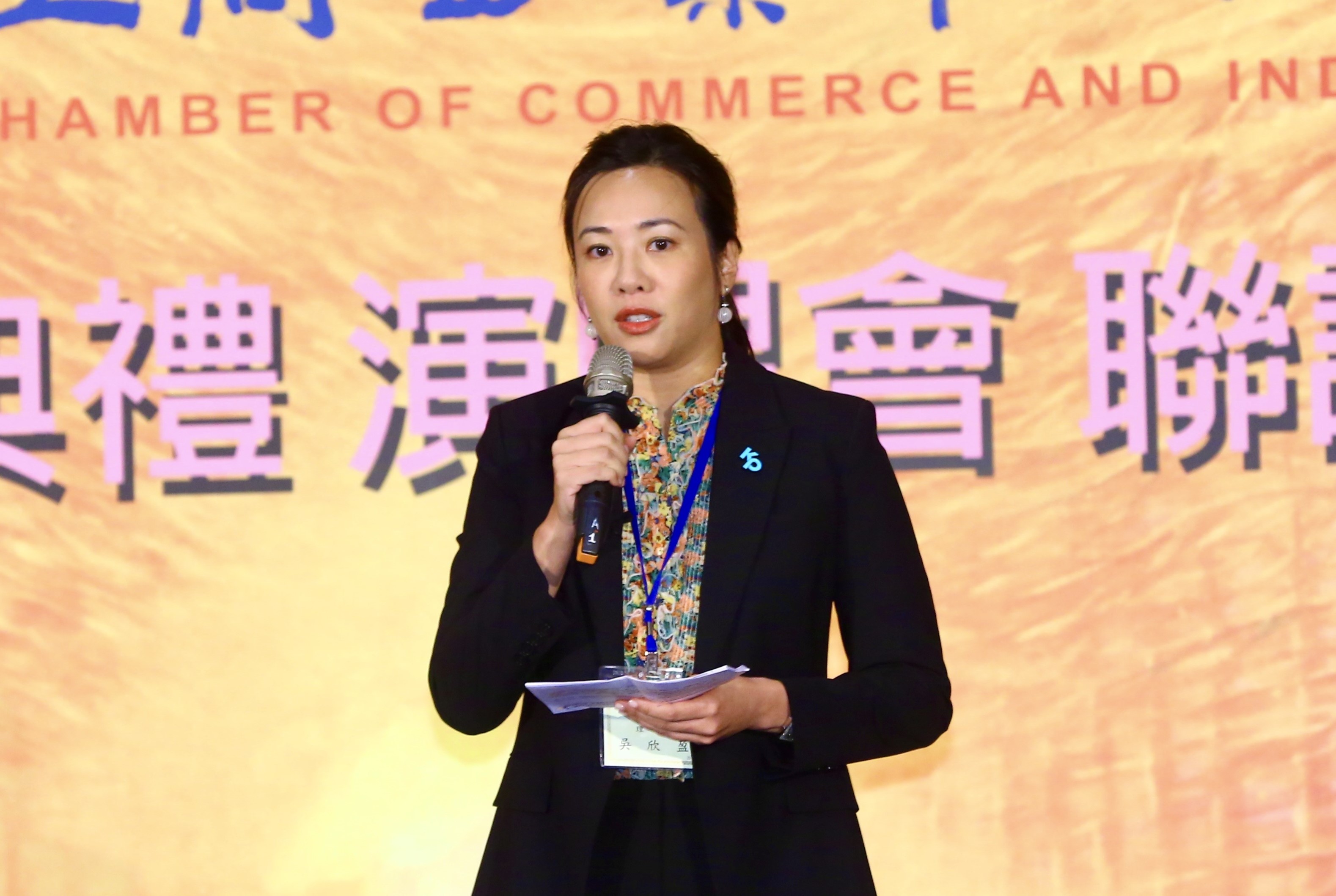 吳欣盈被問到擔任副手有沒有問過家人，她反問記者，「那你當記者有問你爸媽嗎？」（本刊資料照）